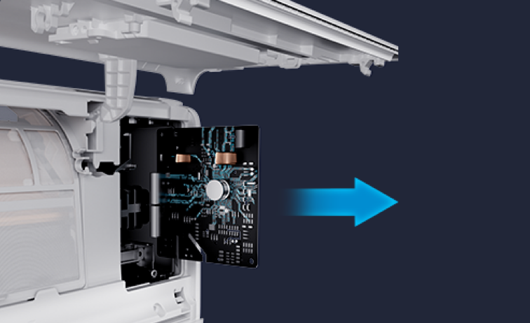 Take out PCB for replaceme