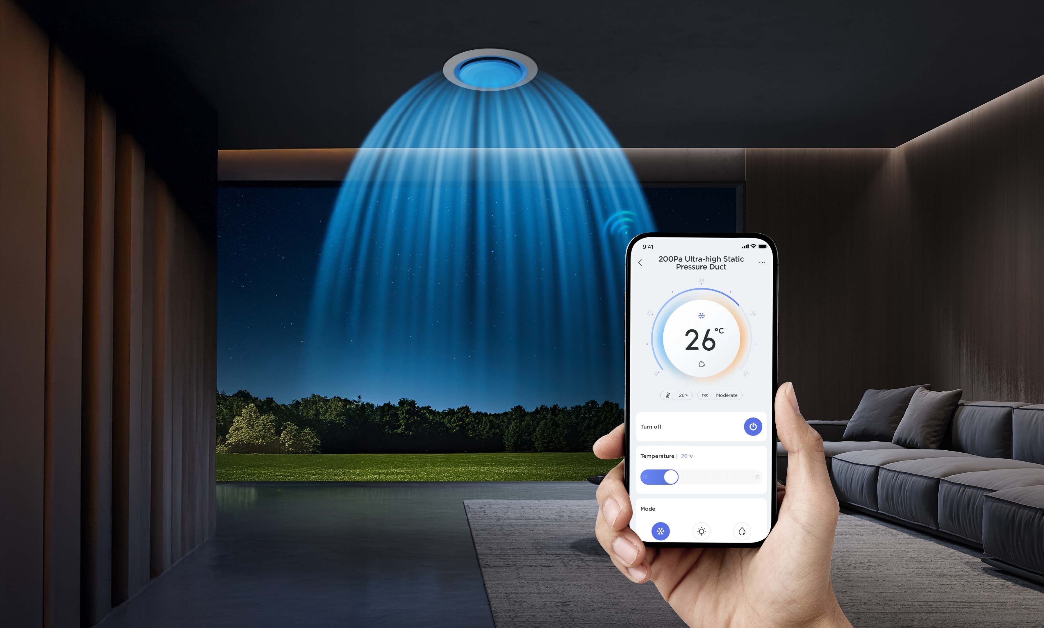 TCL Duct AC Wi-Fi Operation