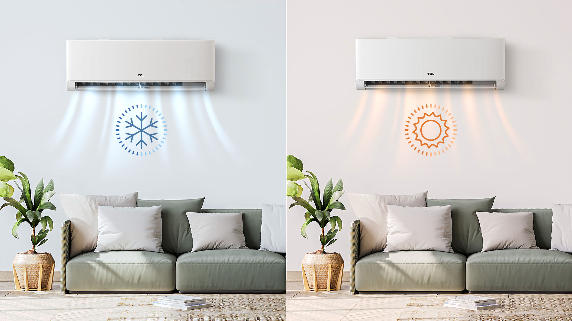Turbo smart mode on TCL Air Conditioners for fast heating and cooling