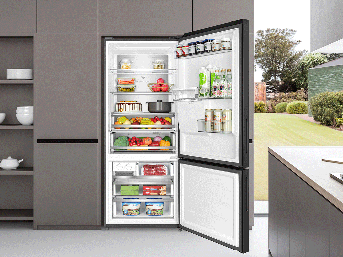 412L Bottom Mount Fridge TCL Australia