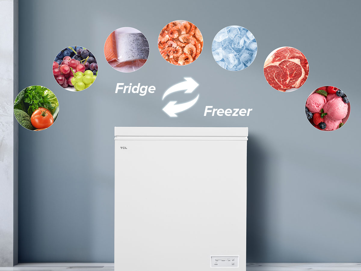 Freezer to fridge