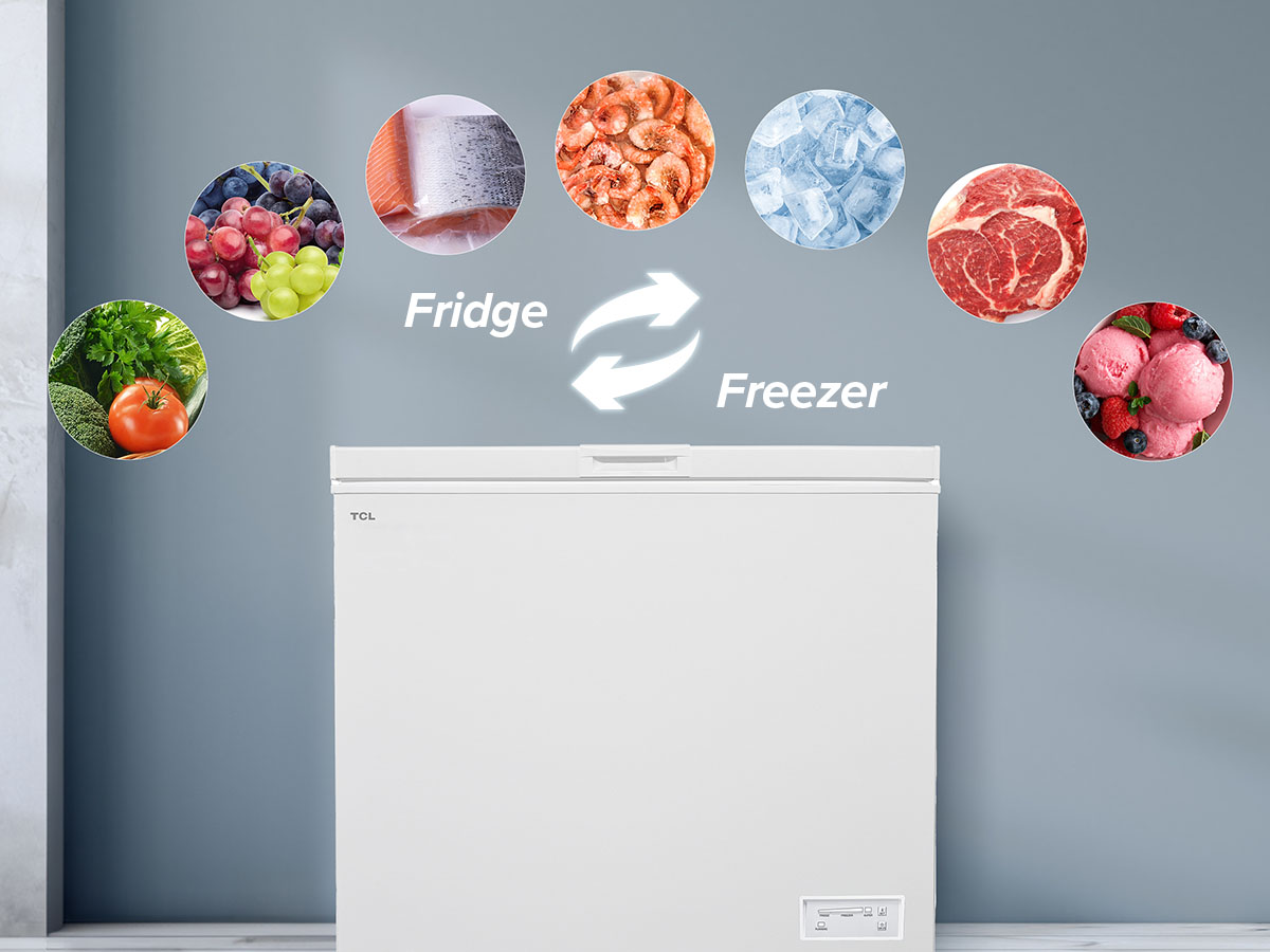 Freezer to fridge