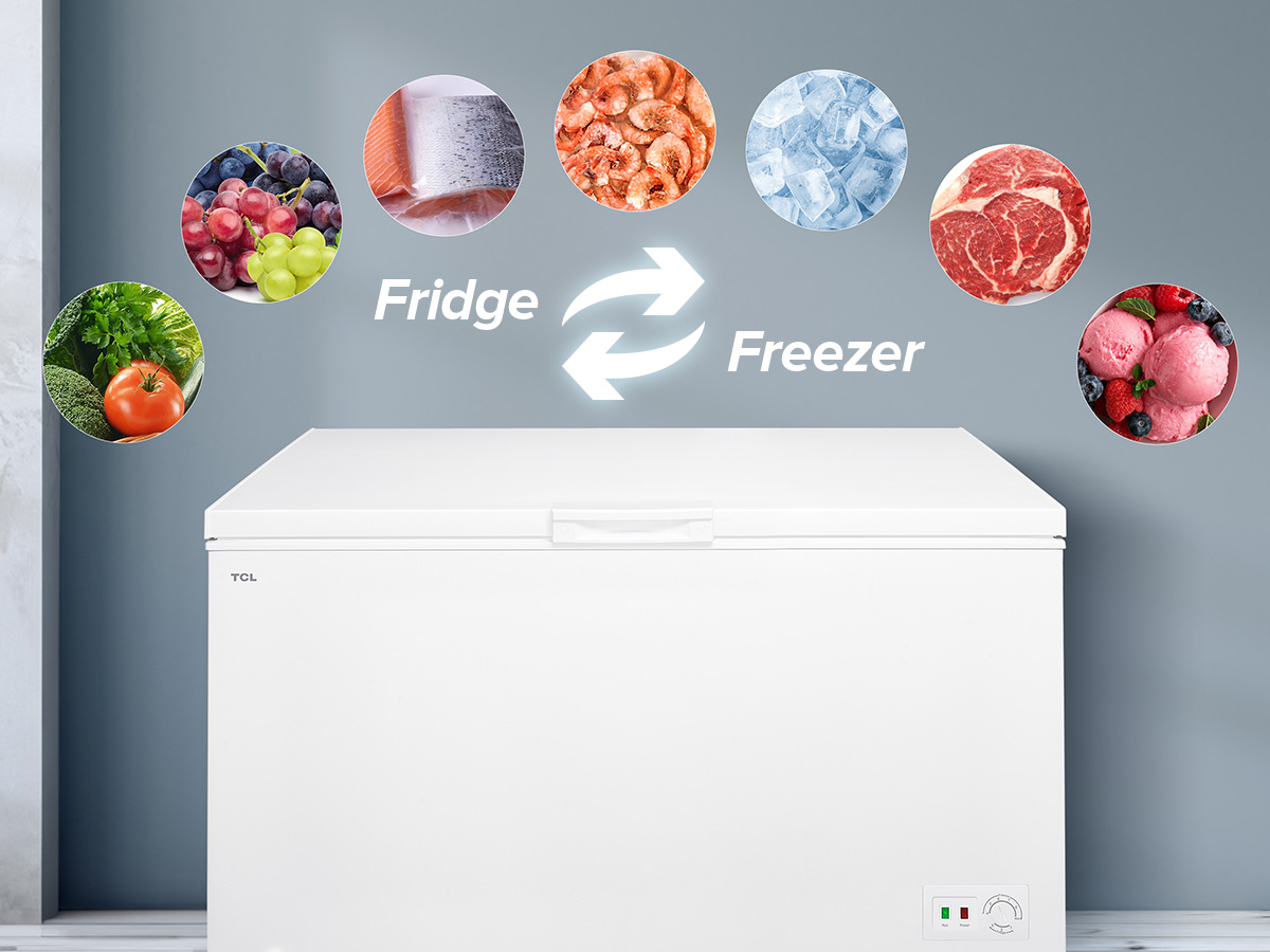 Freezer to fridge