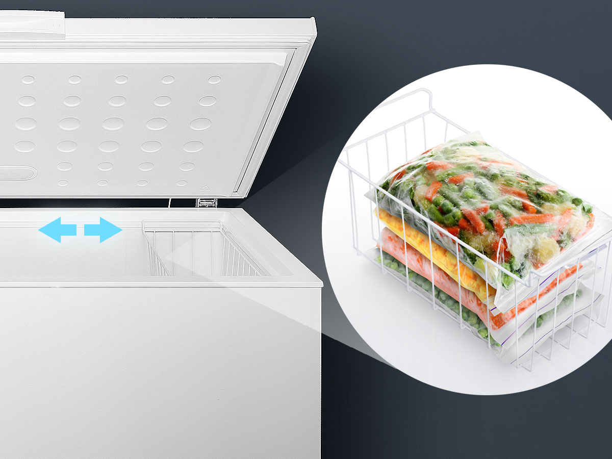 F380CFW 371L Hybrid Chest Freezer