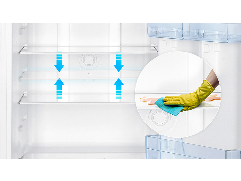 White 221L Top Mount Fridge TCL P221TMW TCL Australia