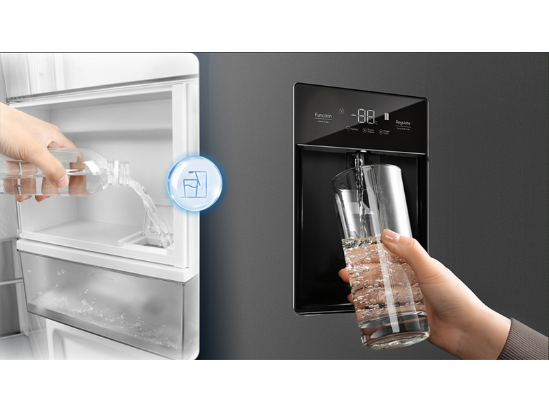 Instant Refreshment with Built-In Water Dispenser