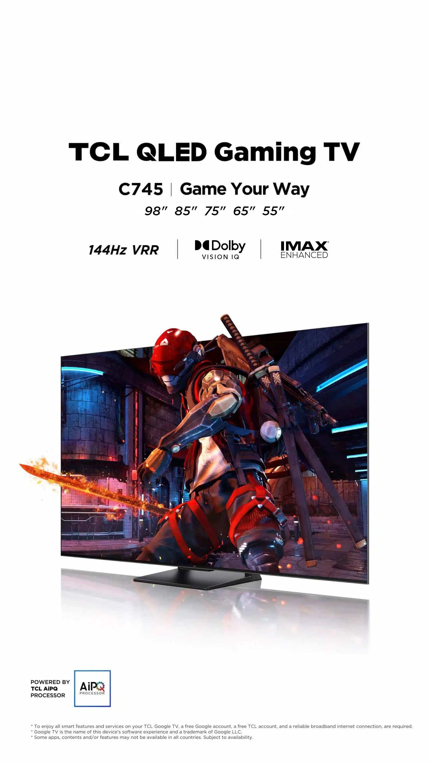 TCL C745 QLED Gaming TV