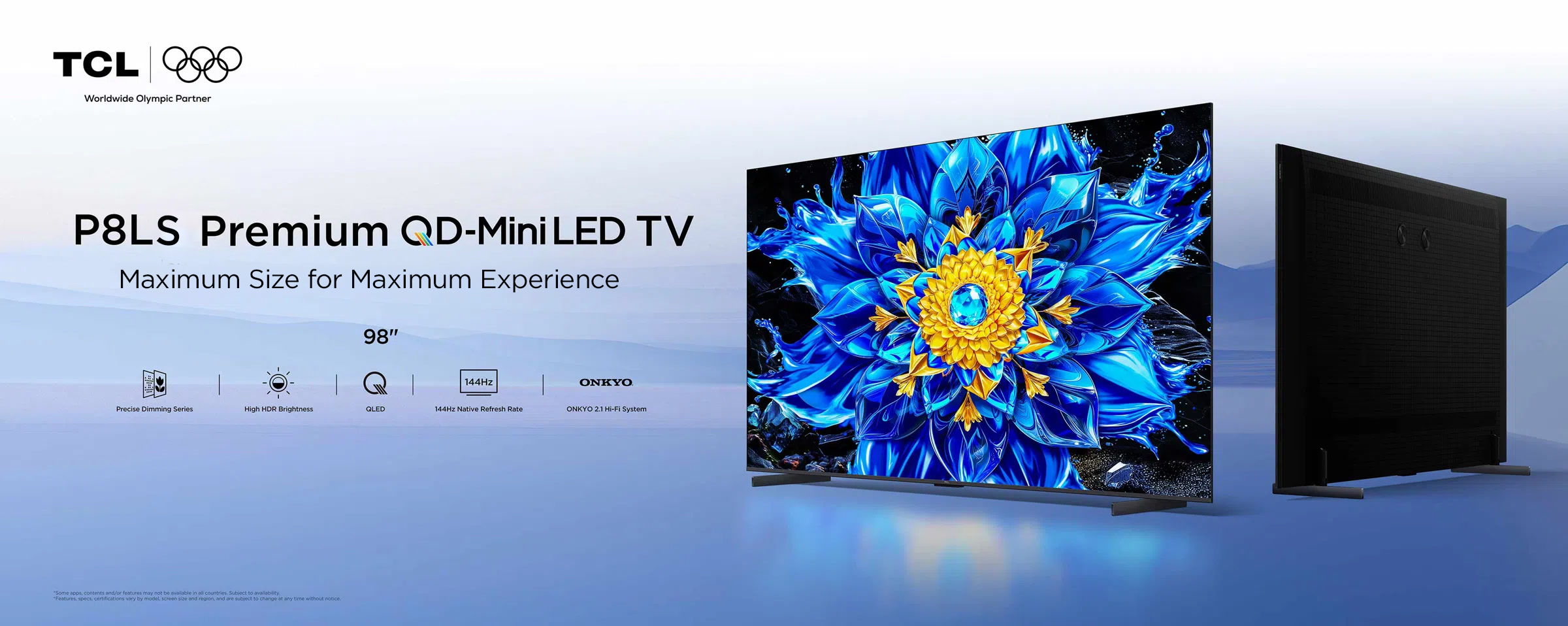 TCL 98 inch P8LS 4K UHD TV