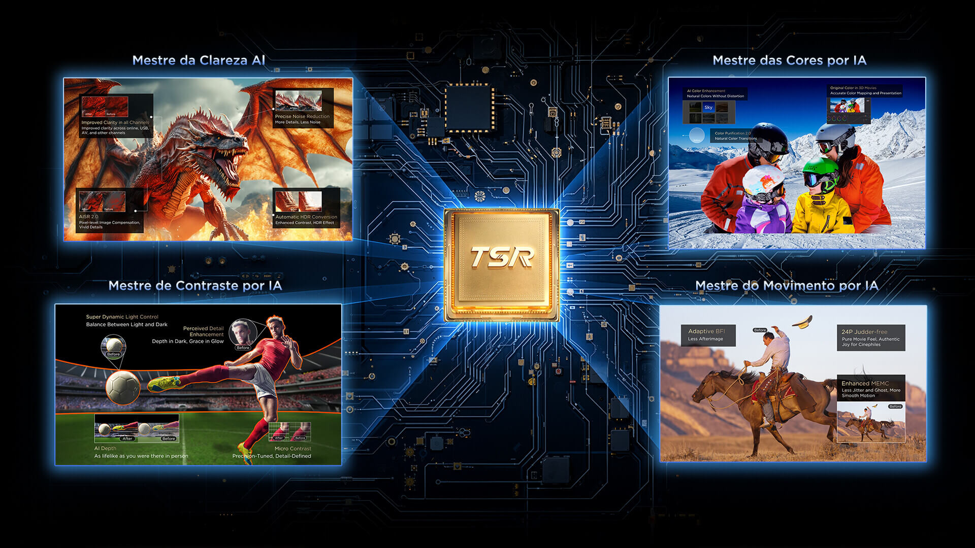 AI Picture Ultra-powerful TSR AiPQ Processor enables AI-powered picture