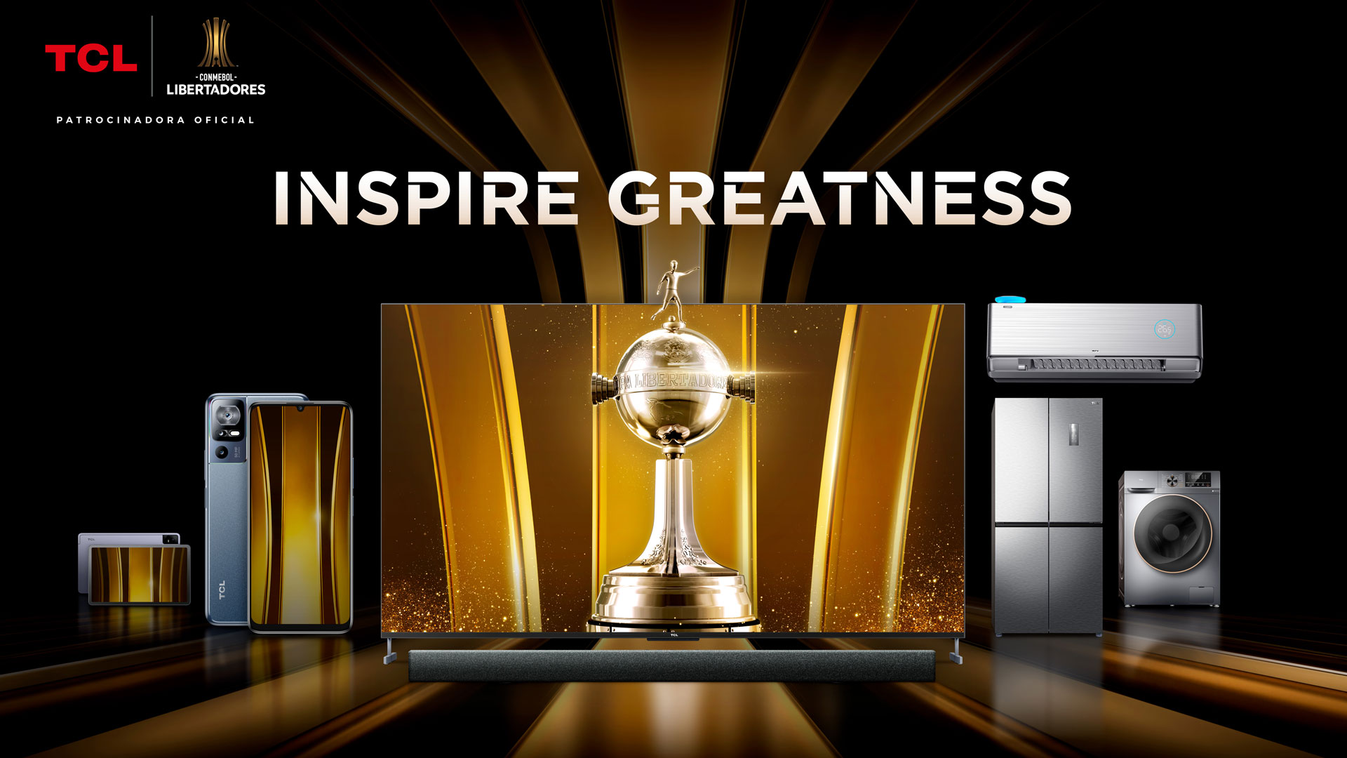 TCL anuncia novidades para 2023 com nova categoria de linha branca, TVs, condicionadores de ar, celulares e patrocínio da CONMEBOL Libertadores