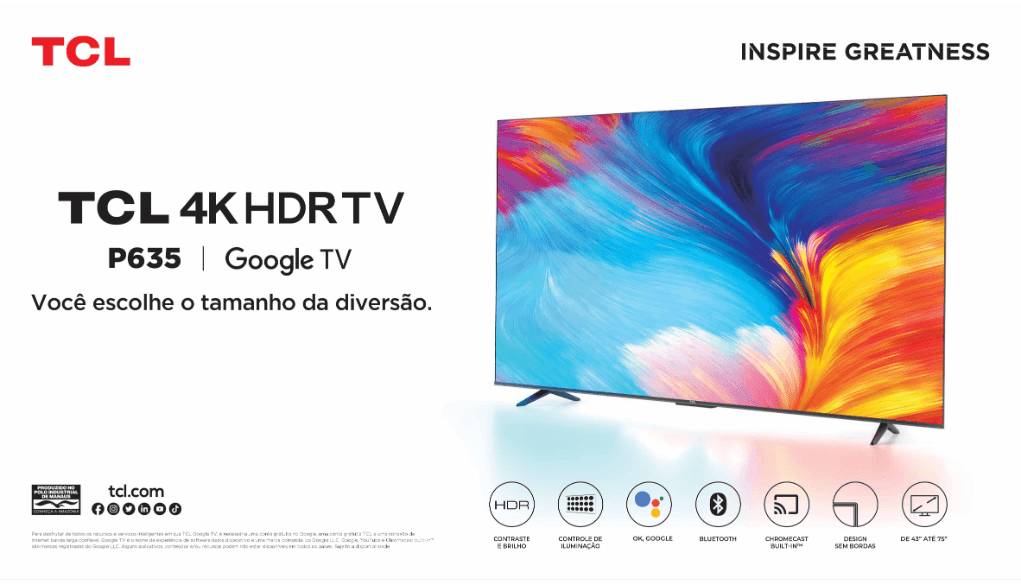 TCL P635 4k HDR TV