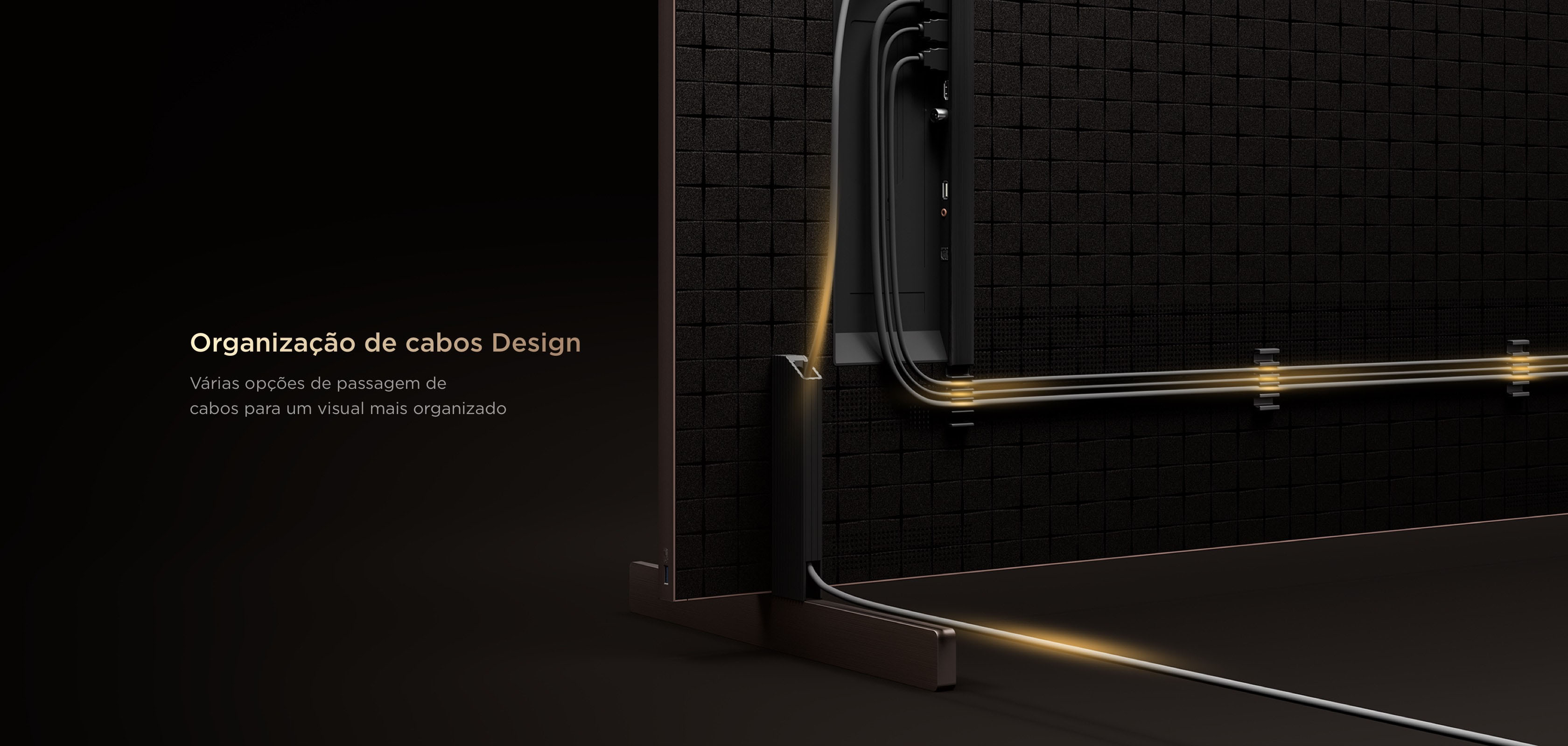 TCL X11L Cable Management