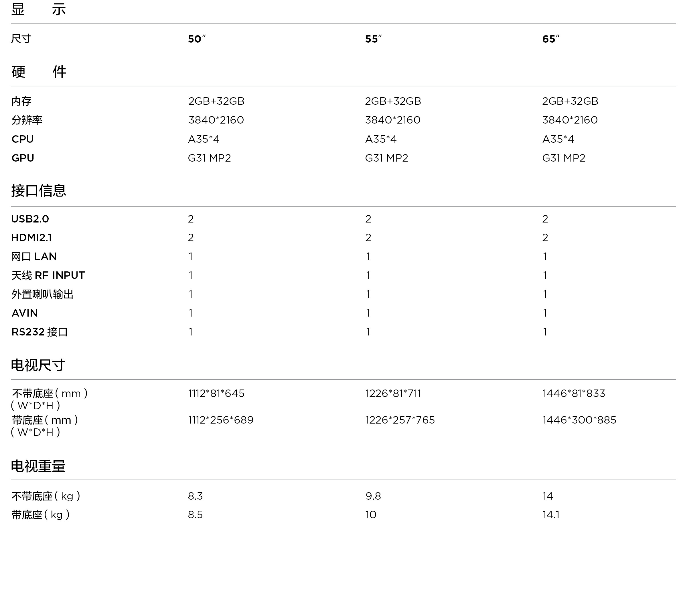 TCL商用显示屏G90E