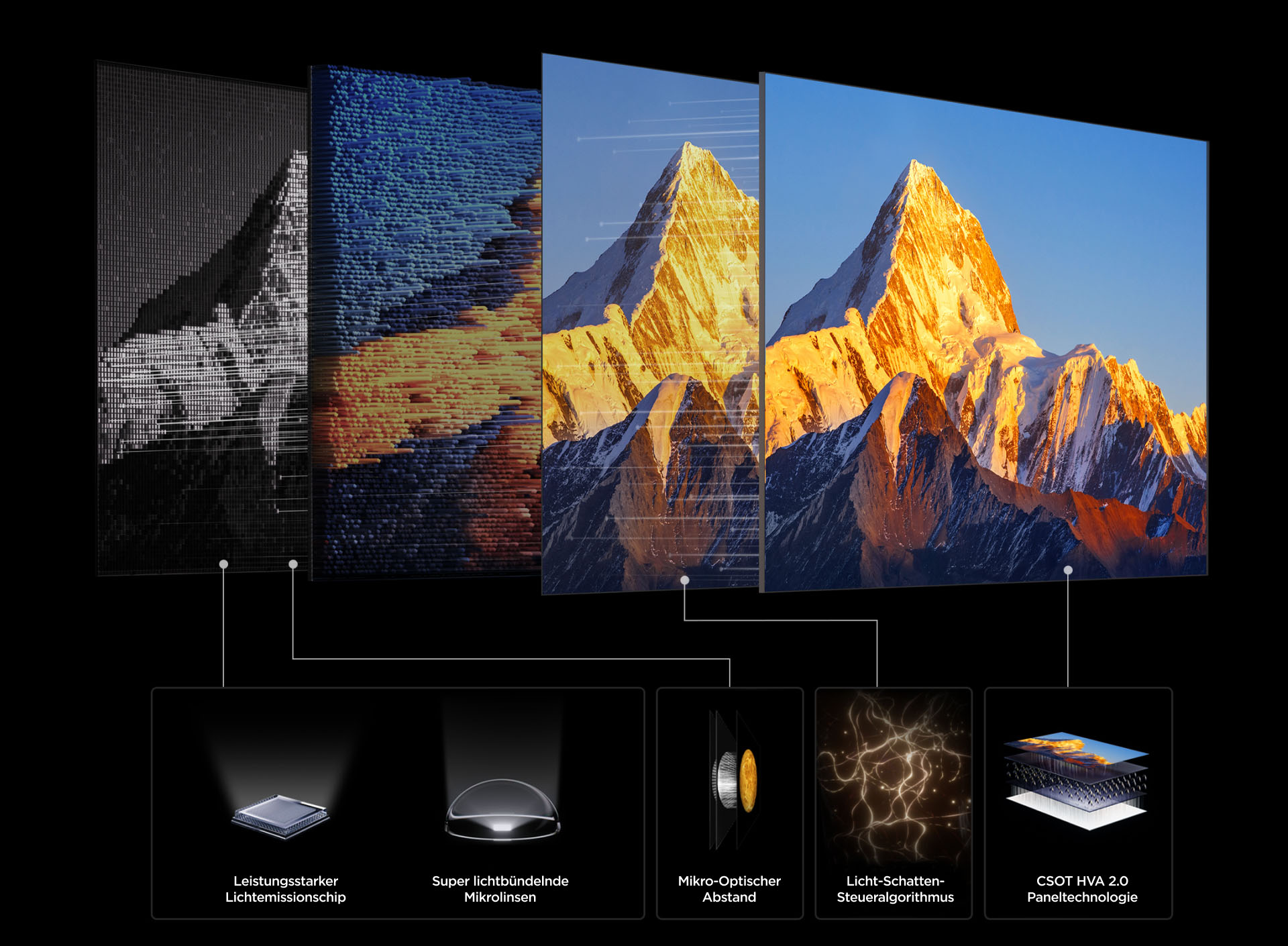 TCL QLED utilizes Colorful Quantum Crystals