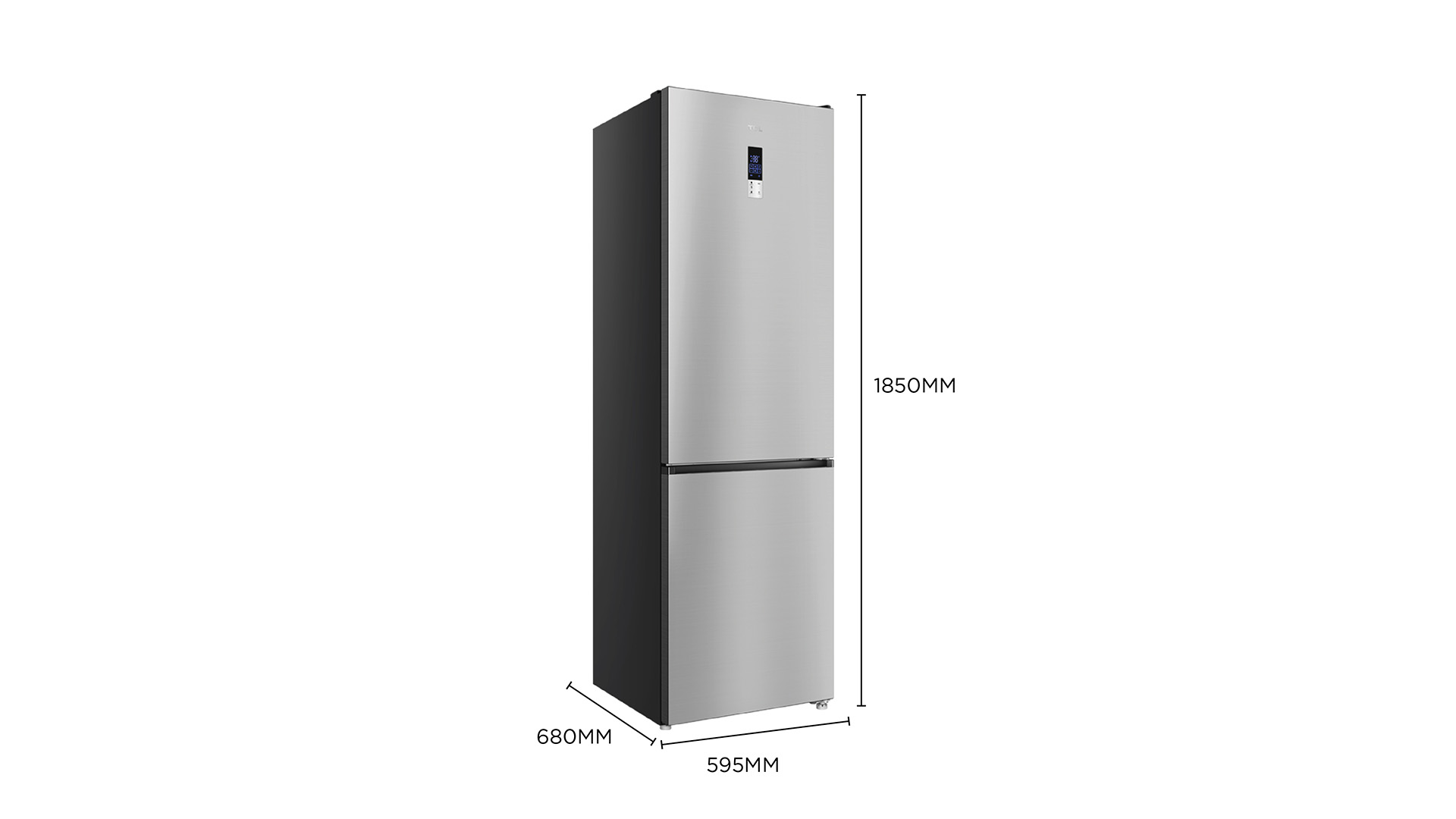 TCL fridge's dimension