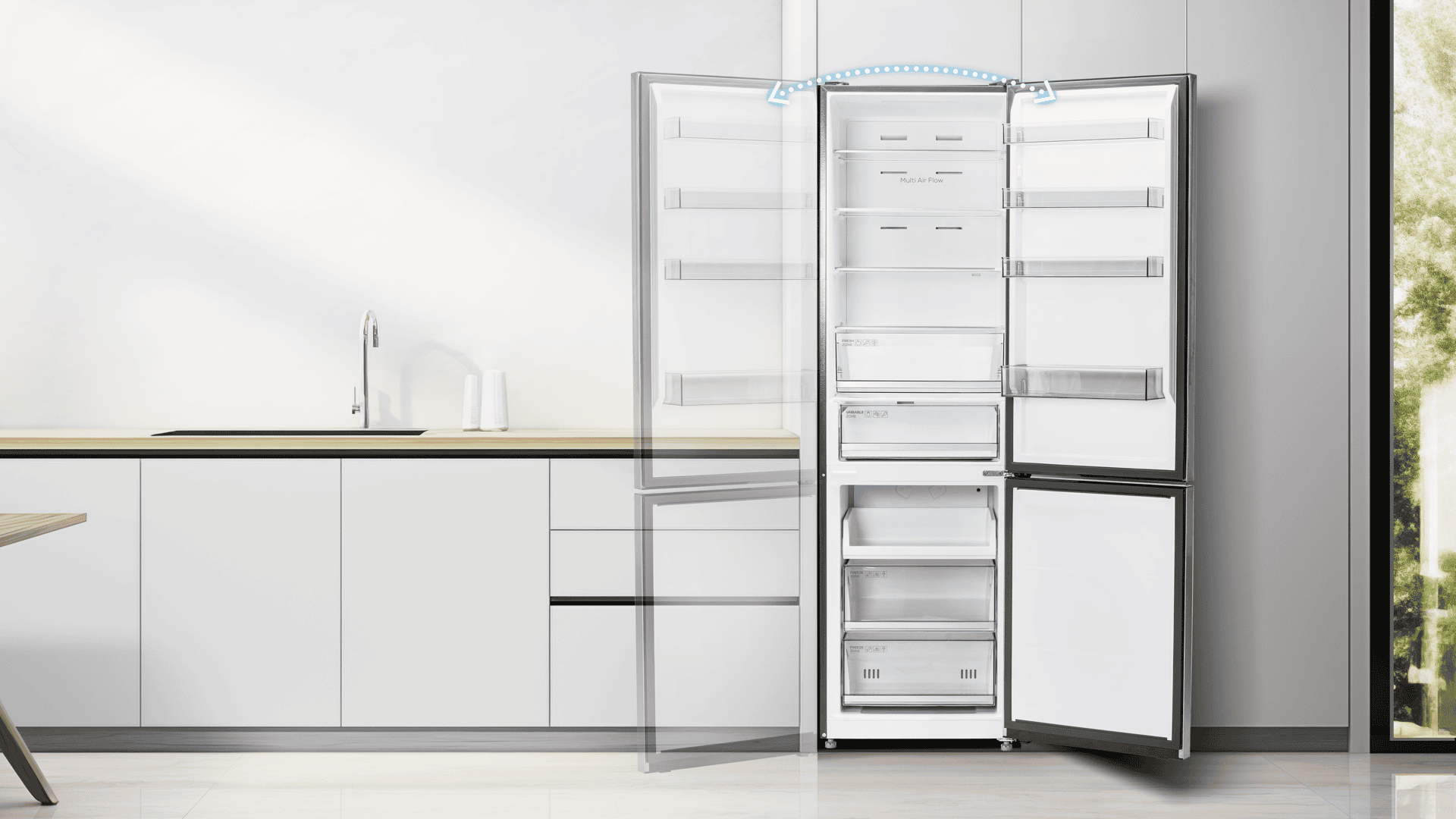 Flexible installation fits all kinds of spaces