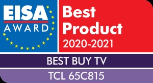LA SERIE DE TELEVISIONES C81 DE TCL GANA EL PREMIO “BEST BUY TV 2020-2021” DE EISA Y LA BARRA DE SONIDO RAY•DANZ LO HACE EN LA CATEGORÍA “BEST BUY SOUNDBAR 2020-2021”