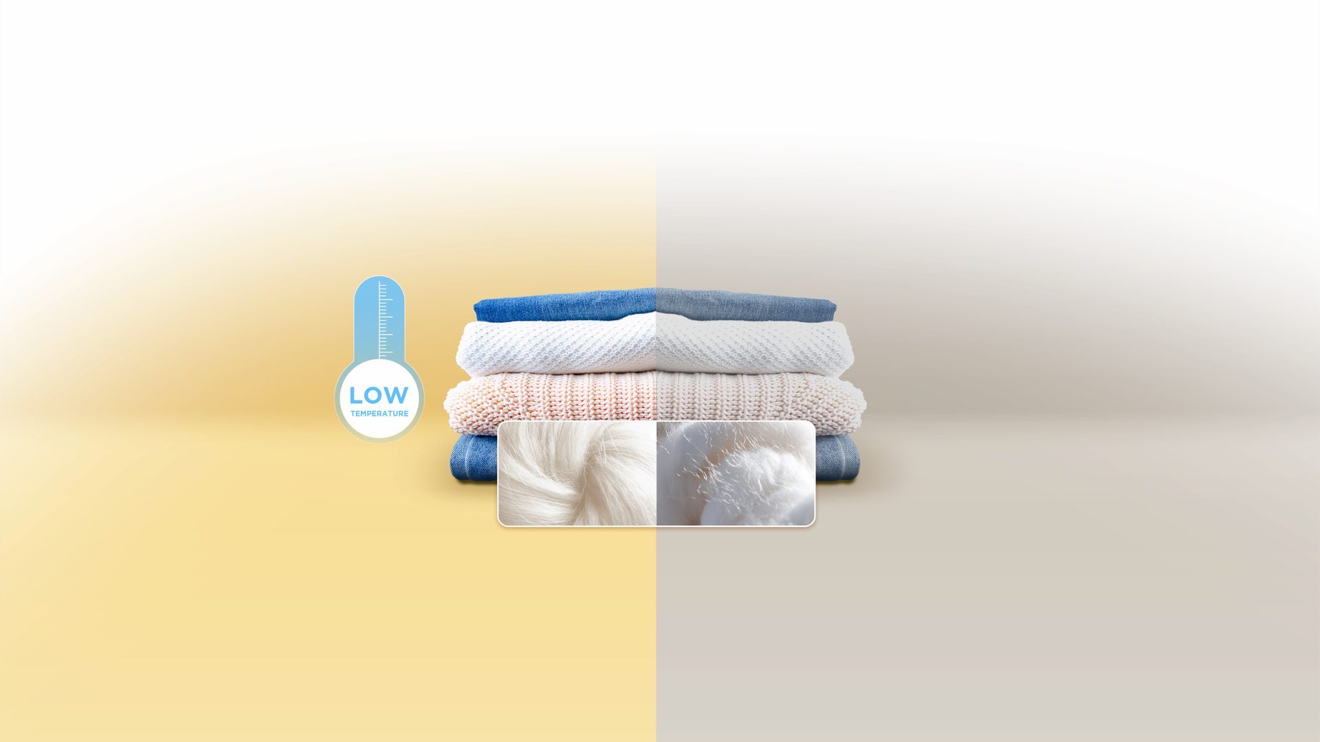 Low temperature for fabric care