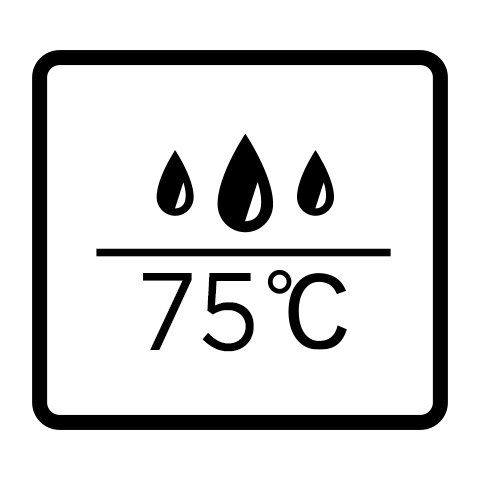 <br>Max. LWT up to 75℃