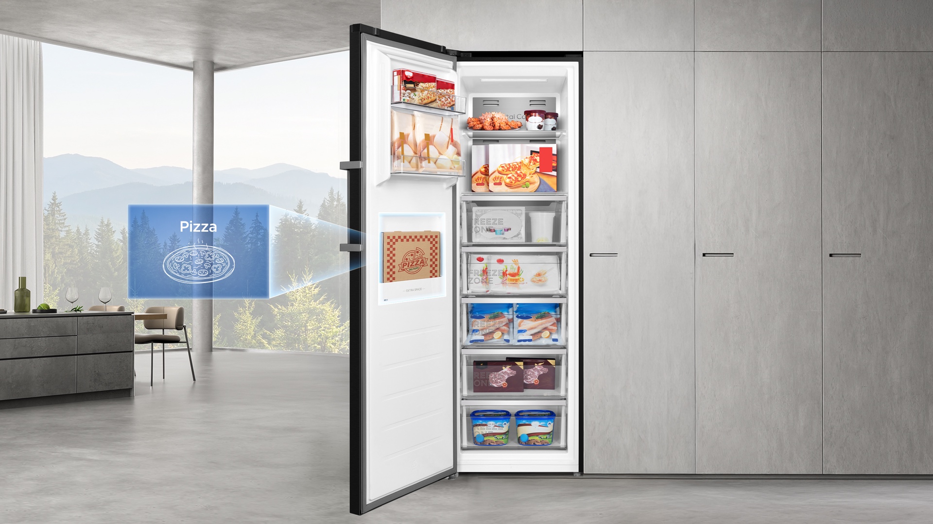 Upright Fridge FC329FXD2 - TCL Europe