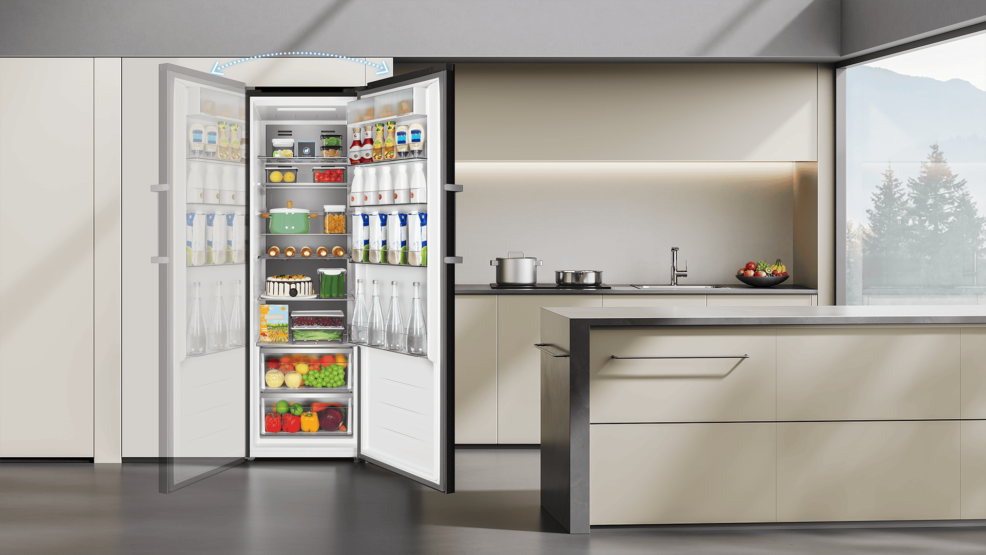 Upright Fridge FC400RXD2 - TCL Europe