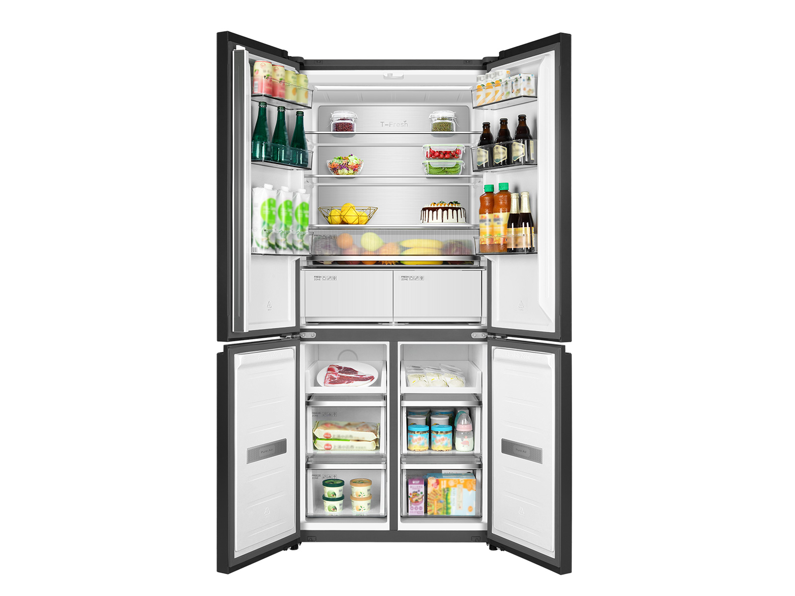 Side by Side TCL RC456CXE0 Seria Free Built-In - TCL România
