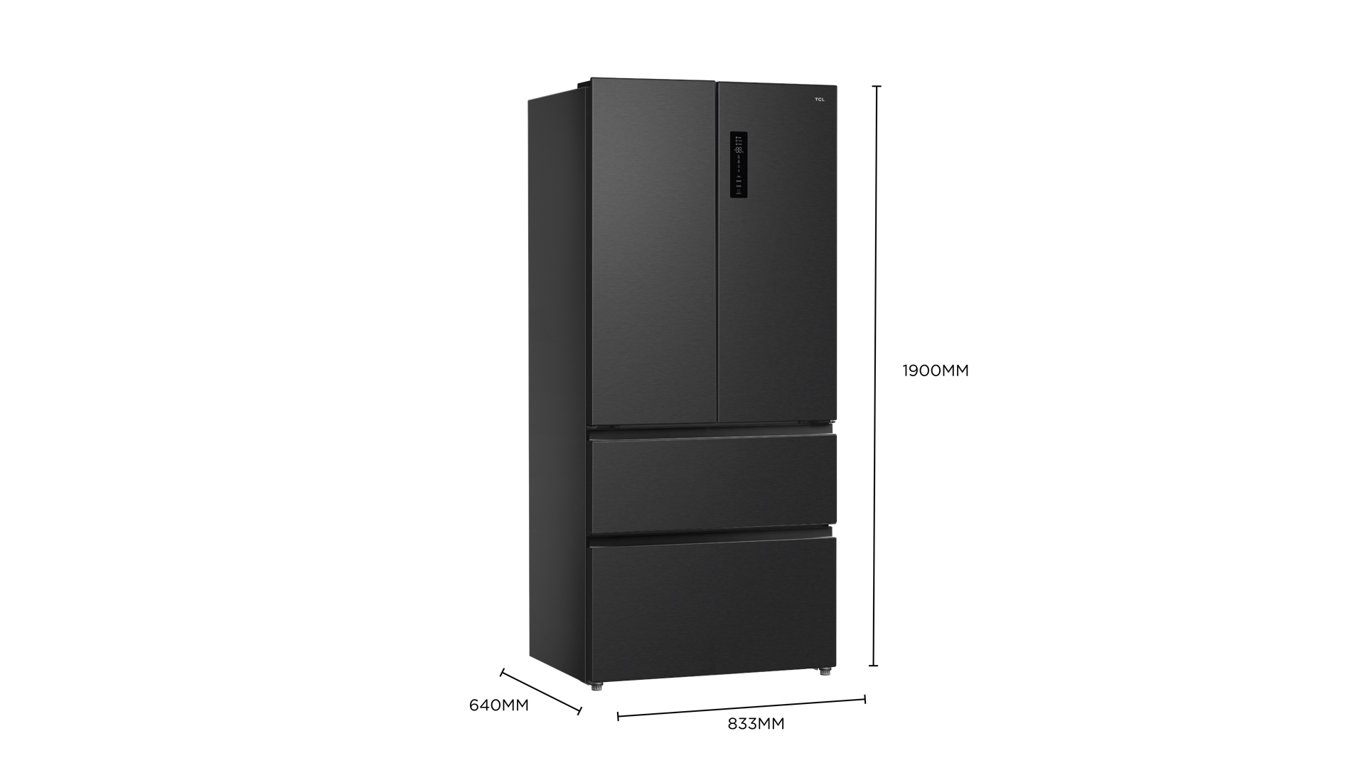 TCL RC532FBE0 Refrigerator Dimensions