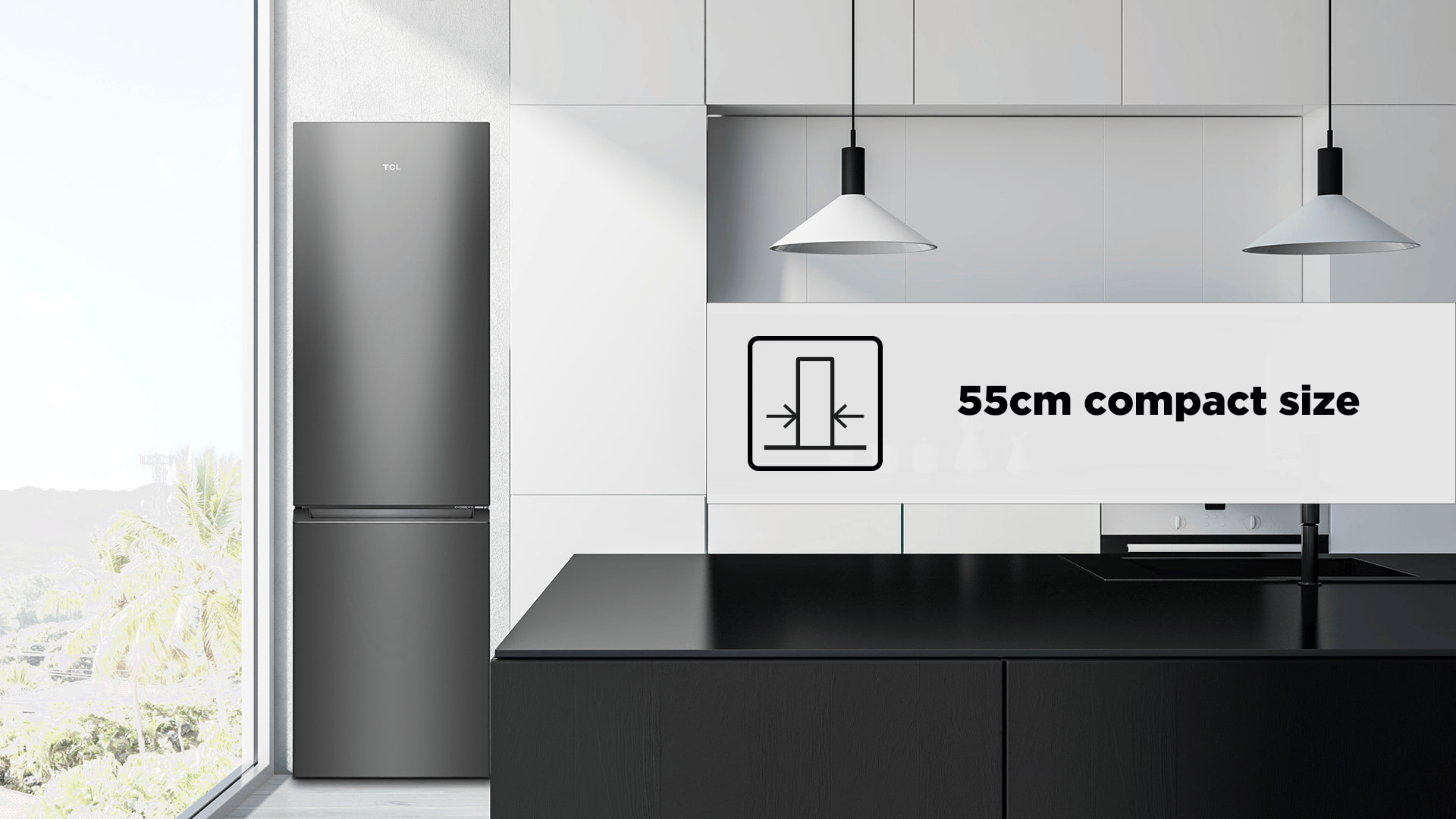 55cm compact size