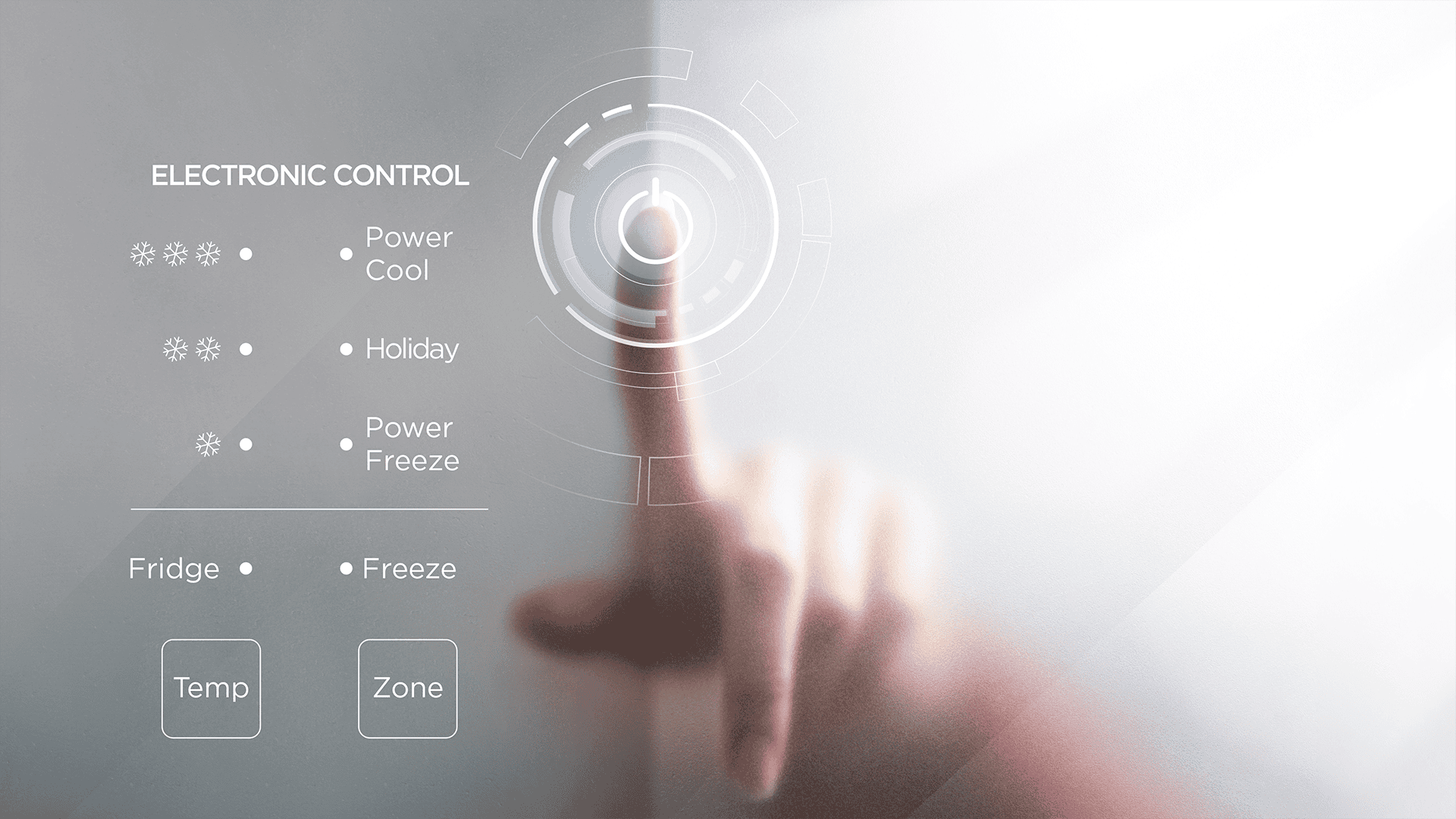 TCL fridge can temperature accuracy and consumption optimisation