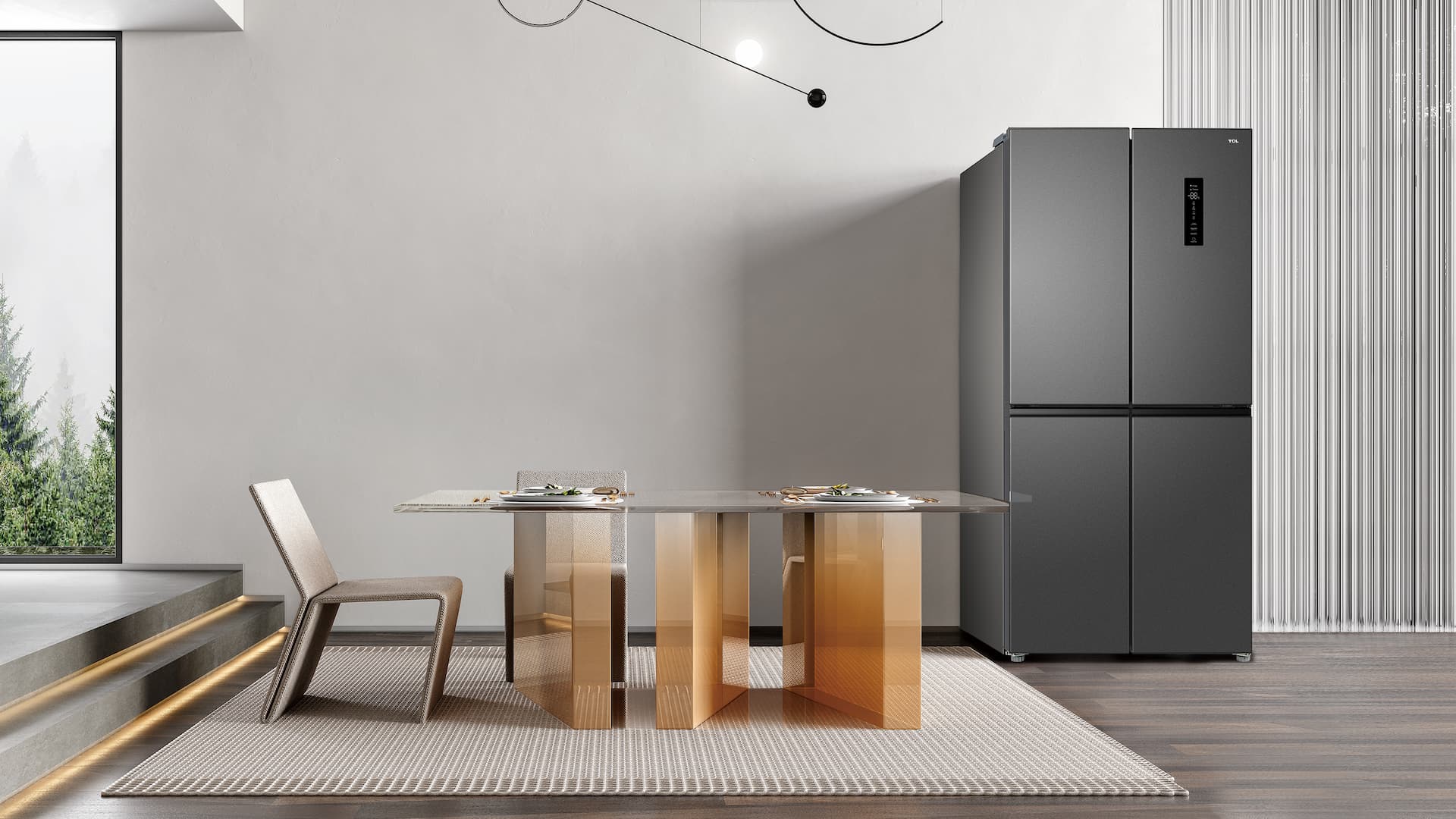 Cross door Fridge Freezer RP400CSE0 - TCL Europe