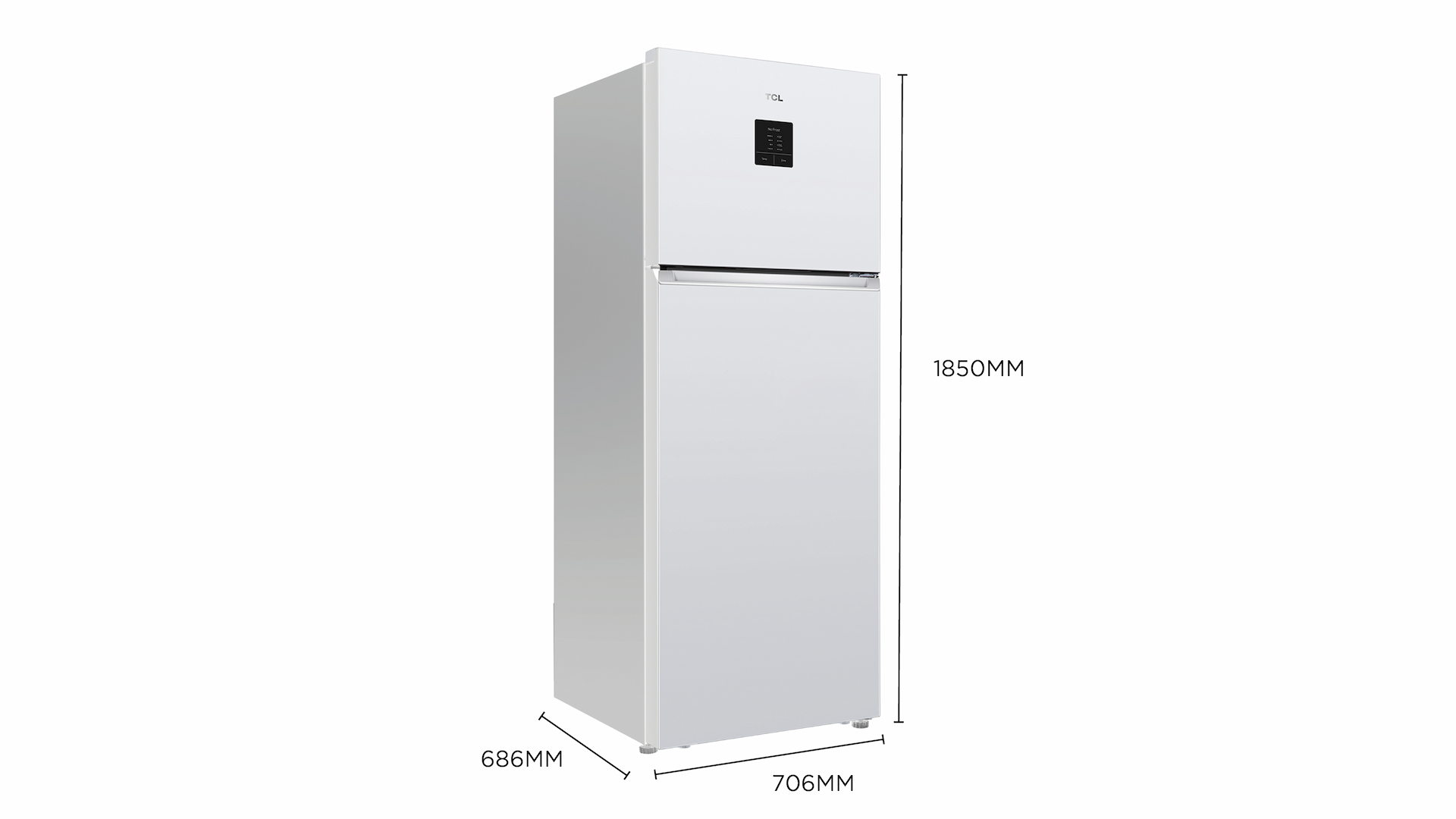 Top freezer RP465TWE1 Refrigerators - TCL Europe