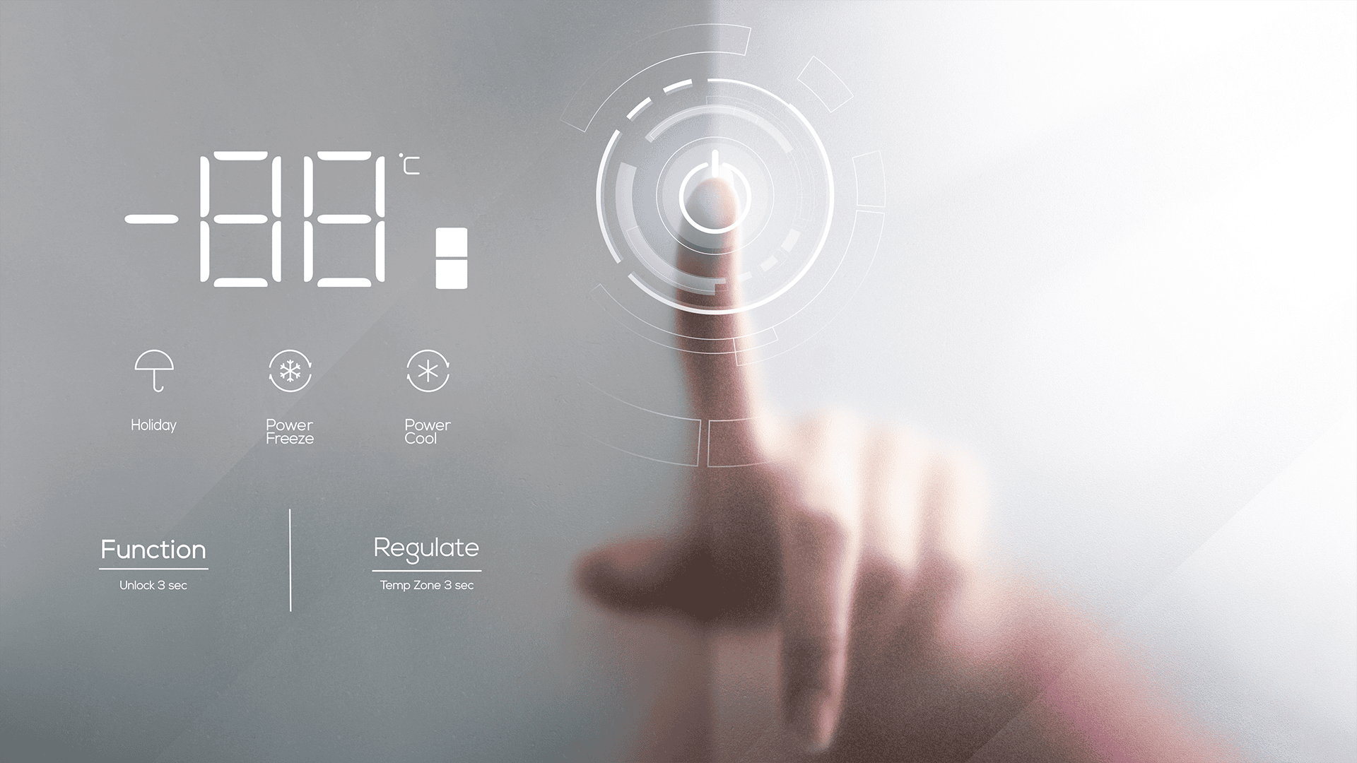 Écran tactile avec affichage numérique