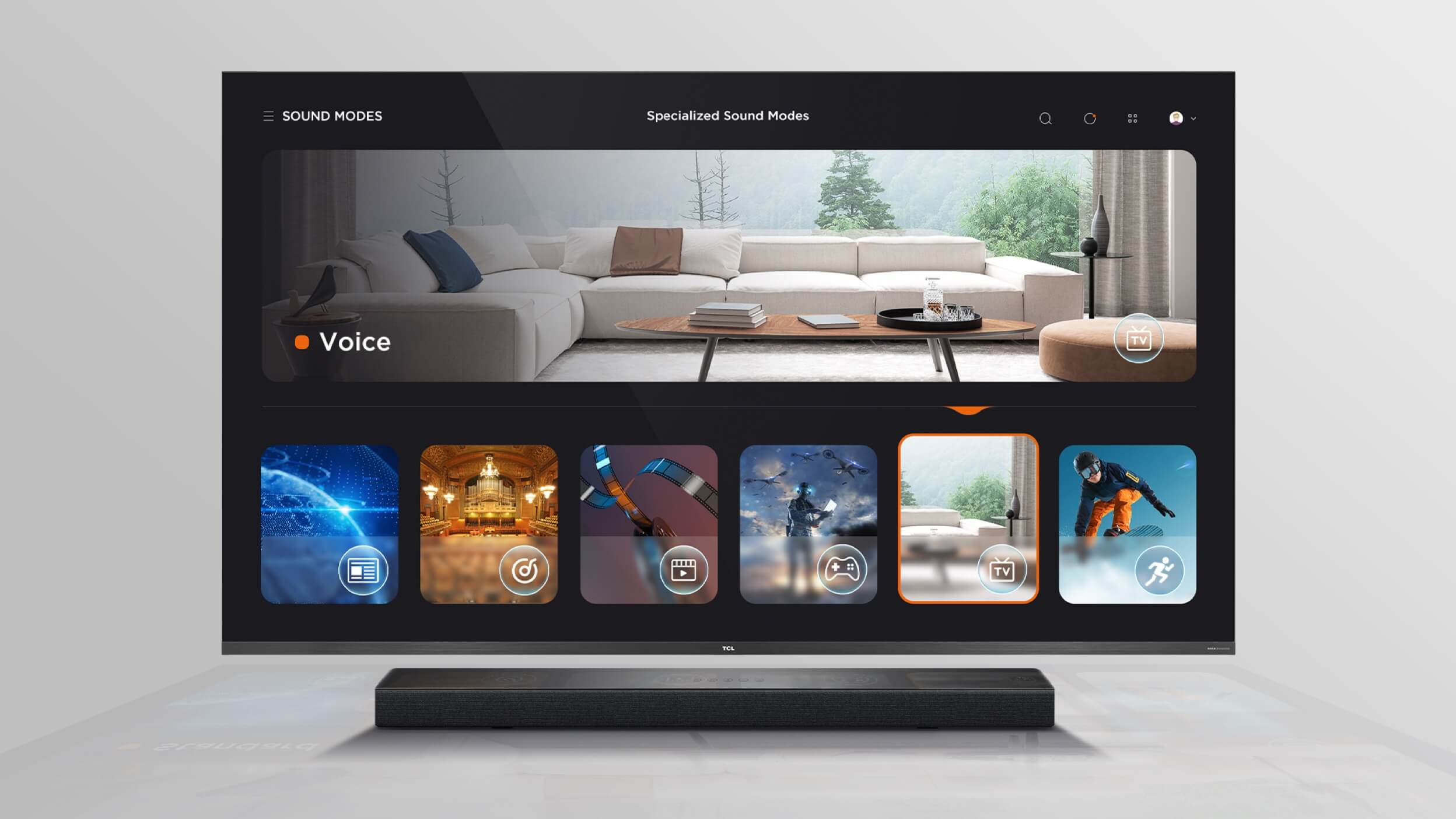 Hear sound from the right place in the scene