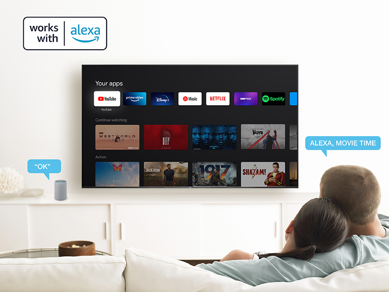 TCL 85-c735 Works with Alexa