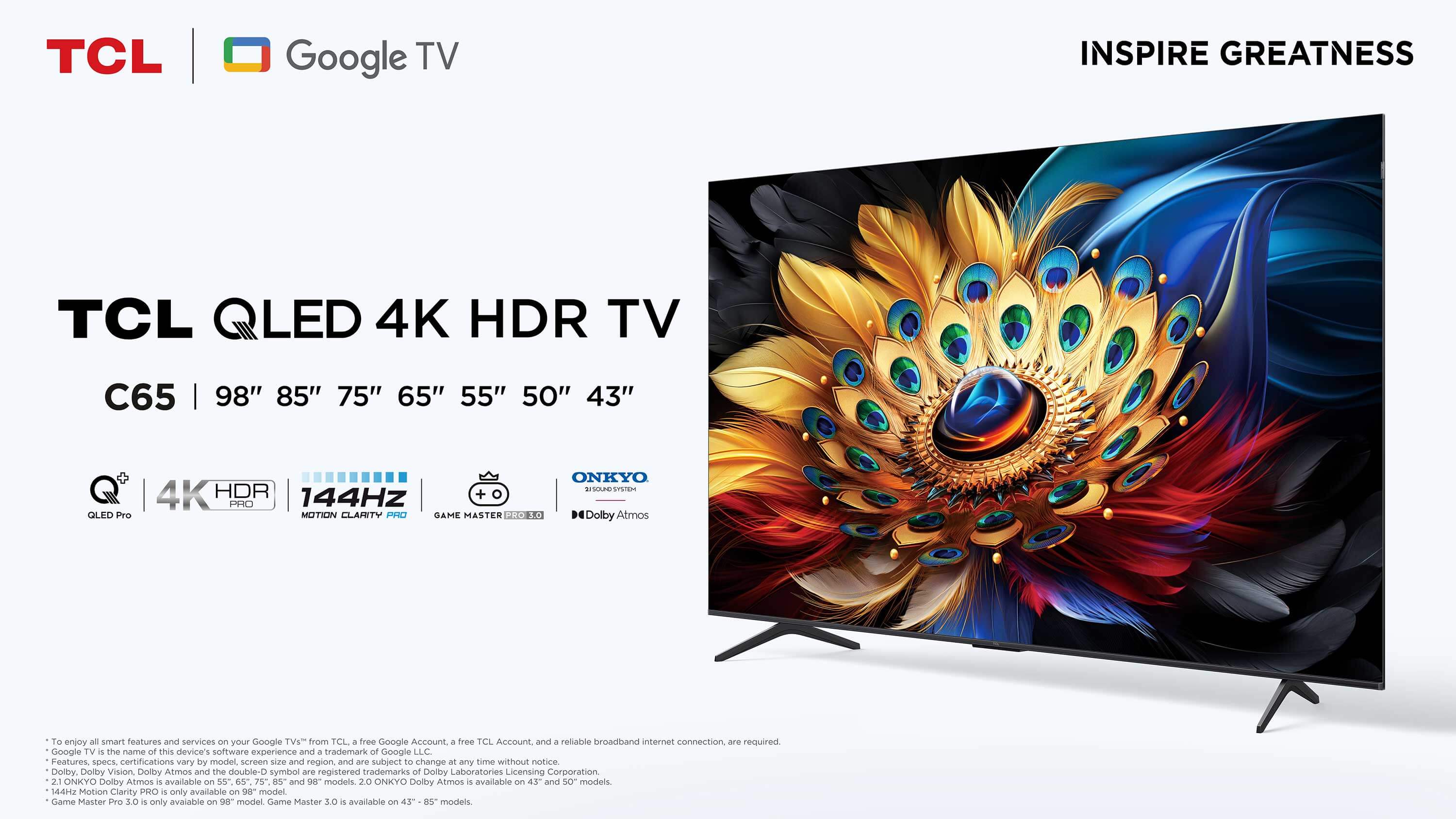 Top banner of  C655 QLED TV 