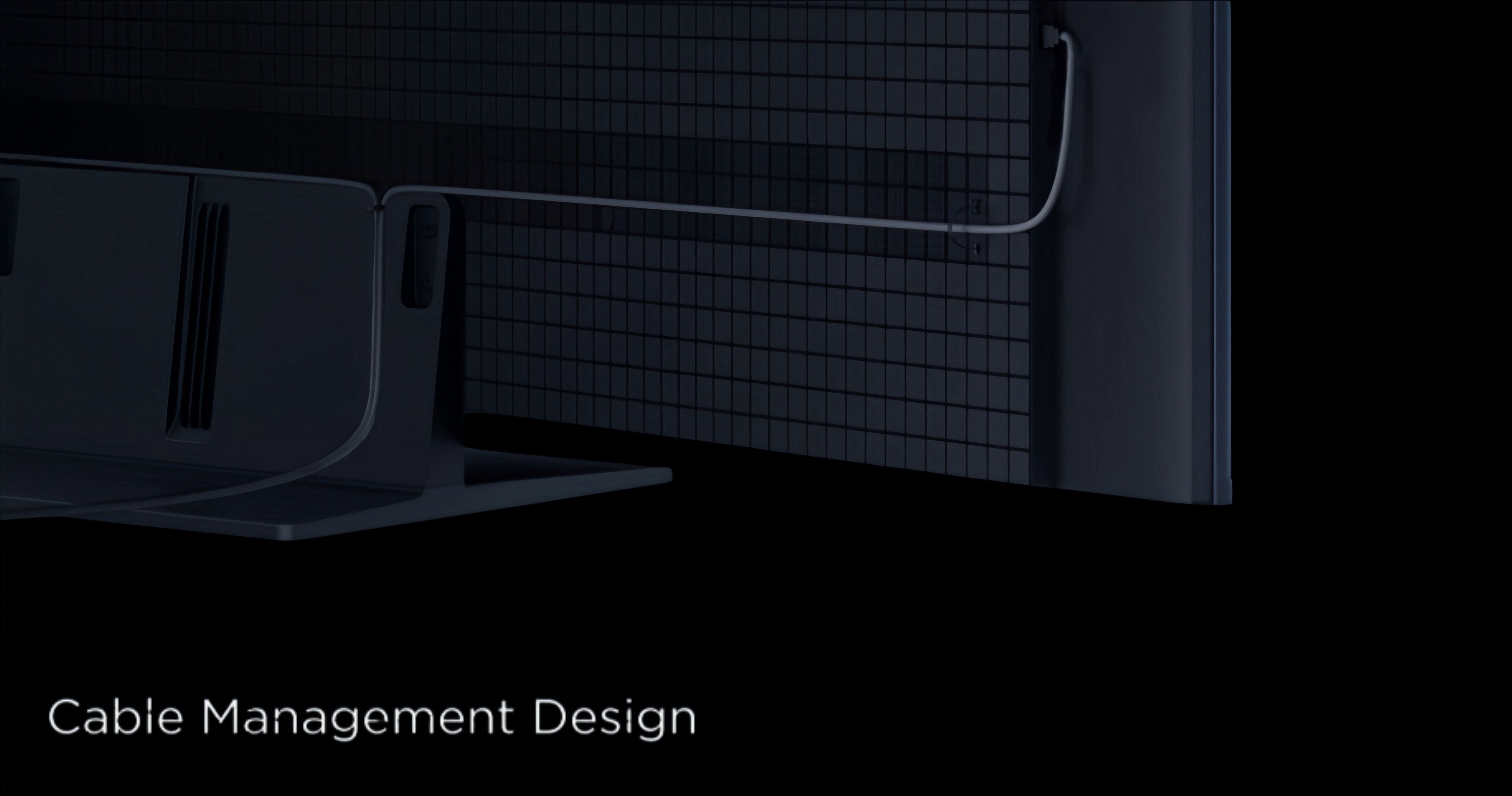 TCL C6K with cable management design