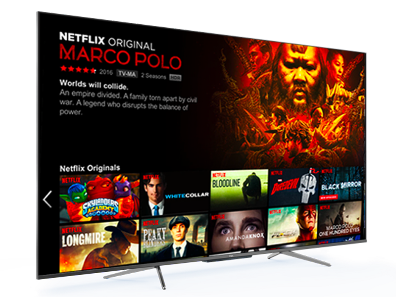 Watch Netflix in TCL C715 4K HDR
