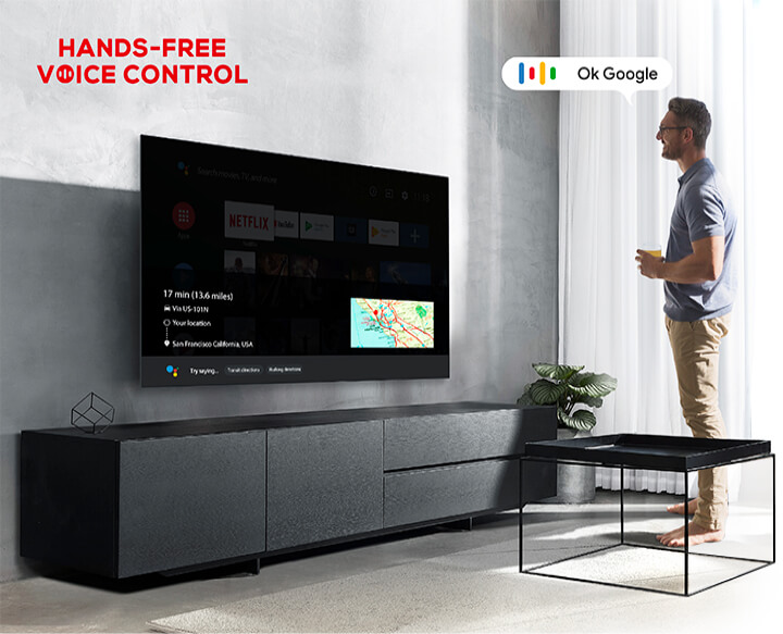 With advanced voice control, TCL's Android TV makes life smart and simple