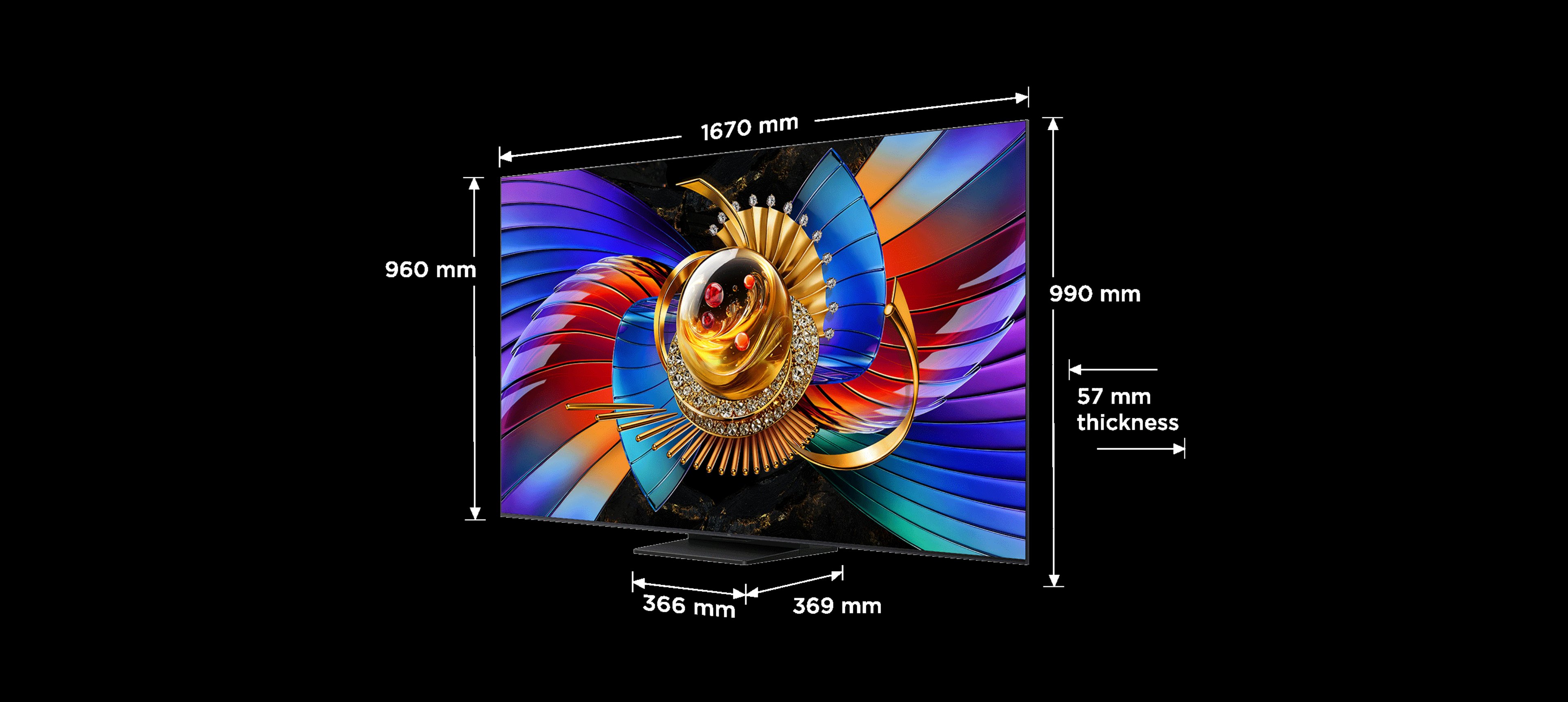 85 inch TCL P7K 4K HDR TV