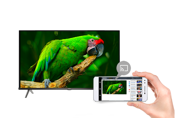 Chromecast indbygget. Fra den ene til den anden skærm 