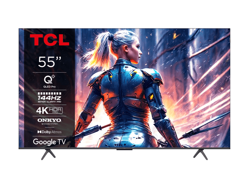 4K 144HZ QLED TV 85/75/65/55 inches - T8B - TCL Europe