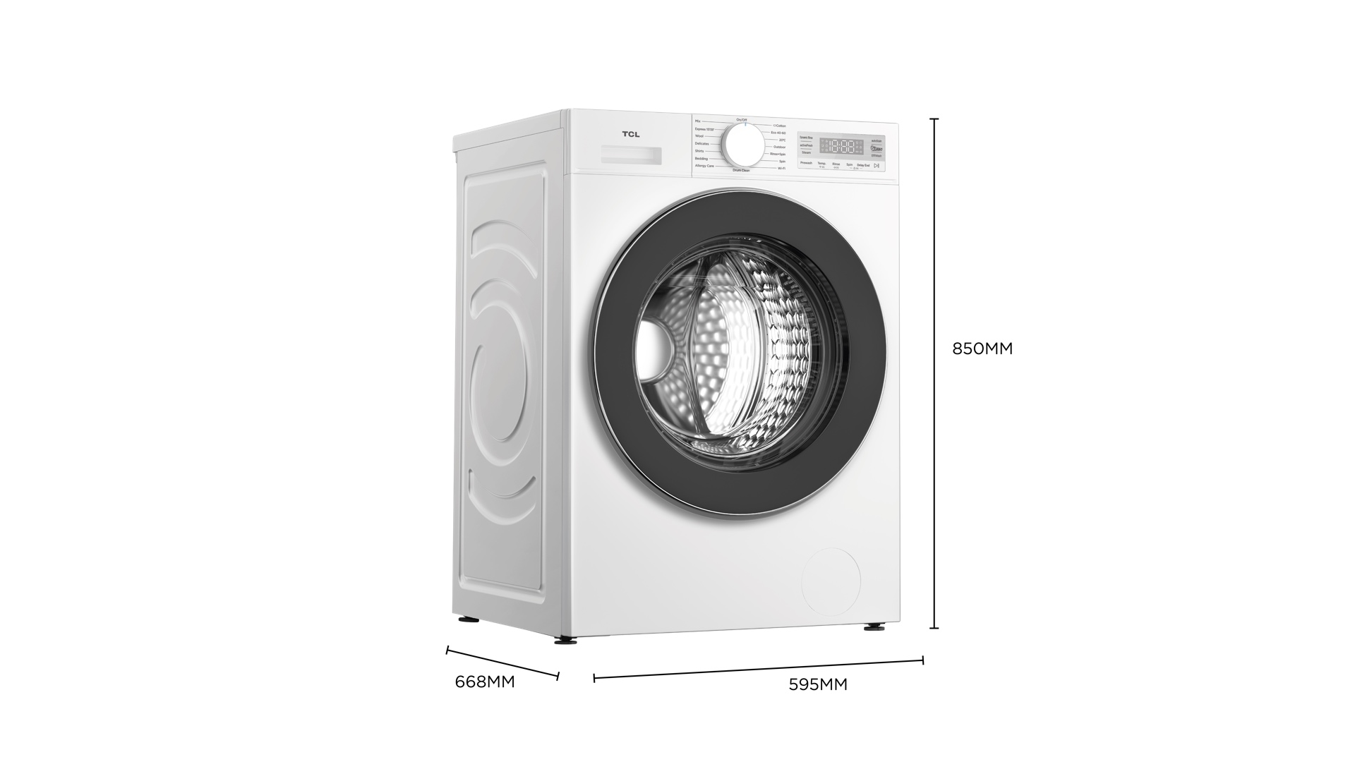 乐竟体育 front-loading washing machine‘s dimension