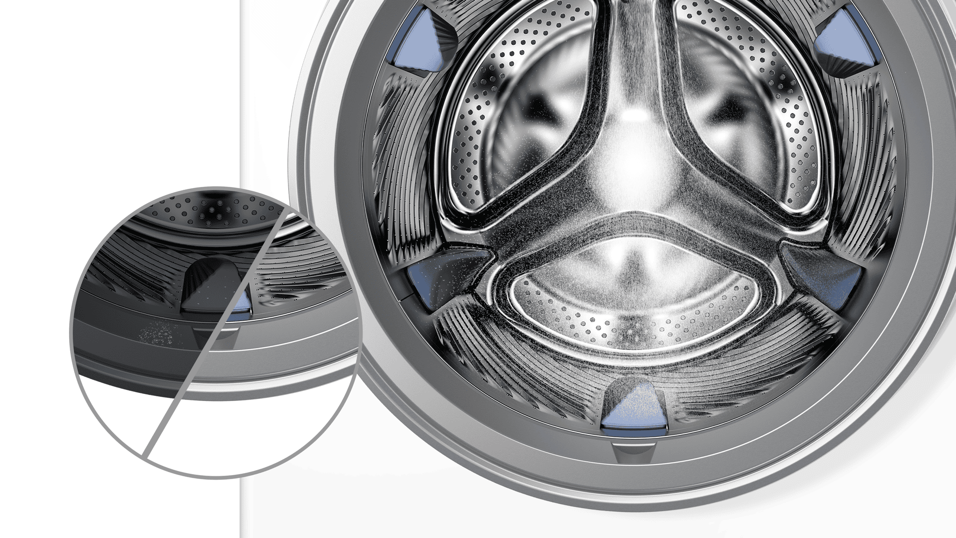 TCL washing machine with honeycomb drum