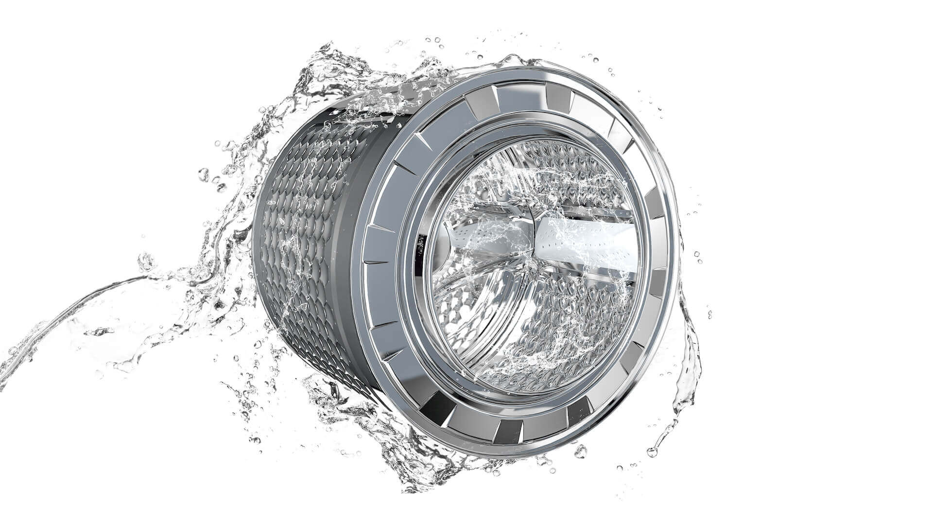 TCL washing machine has drum light, convenient use.