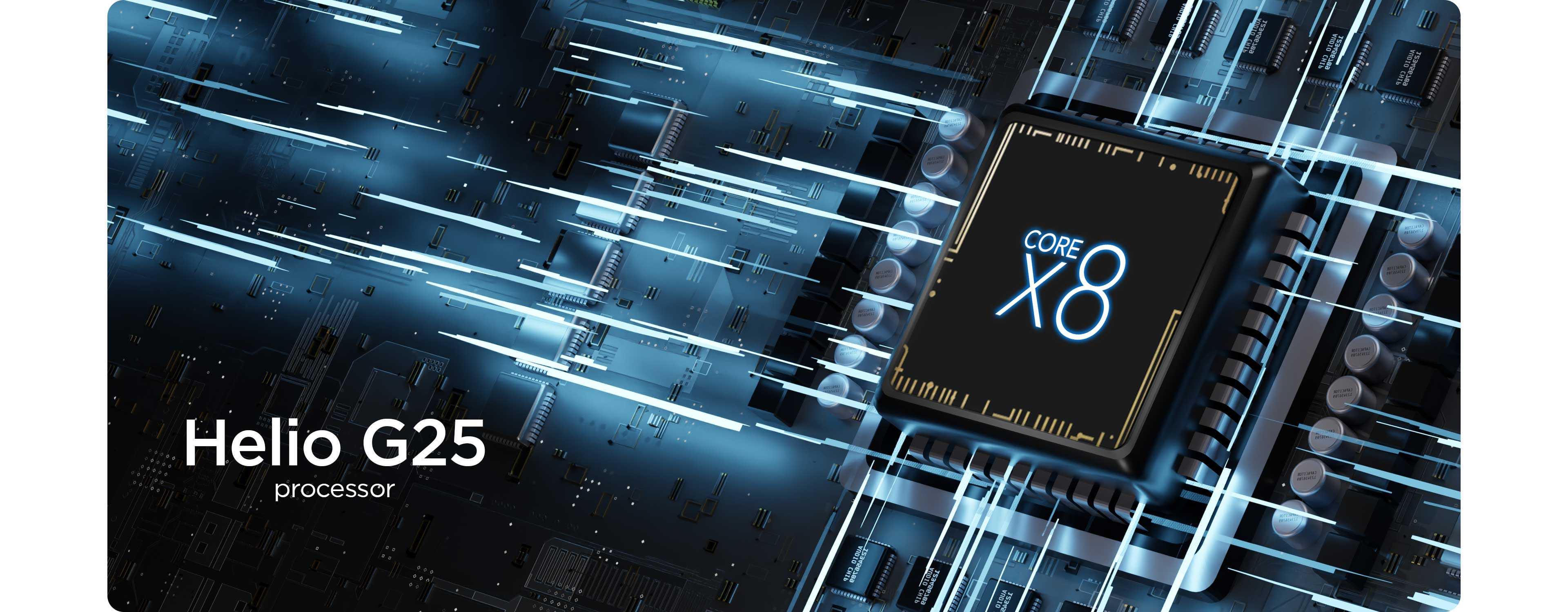 TCL 406 Helio G25 Processor