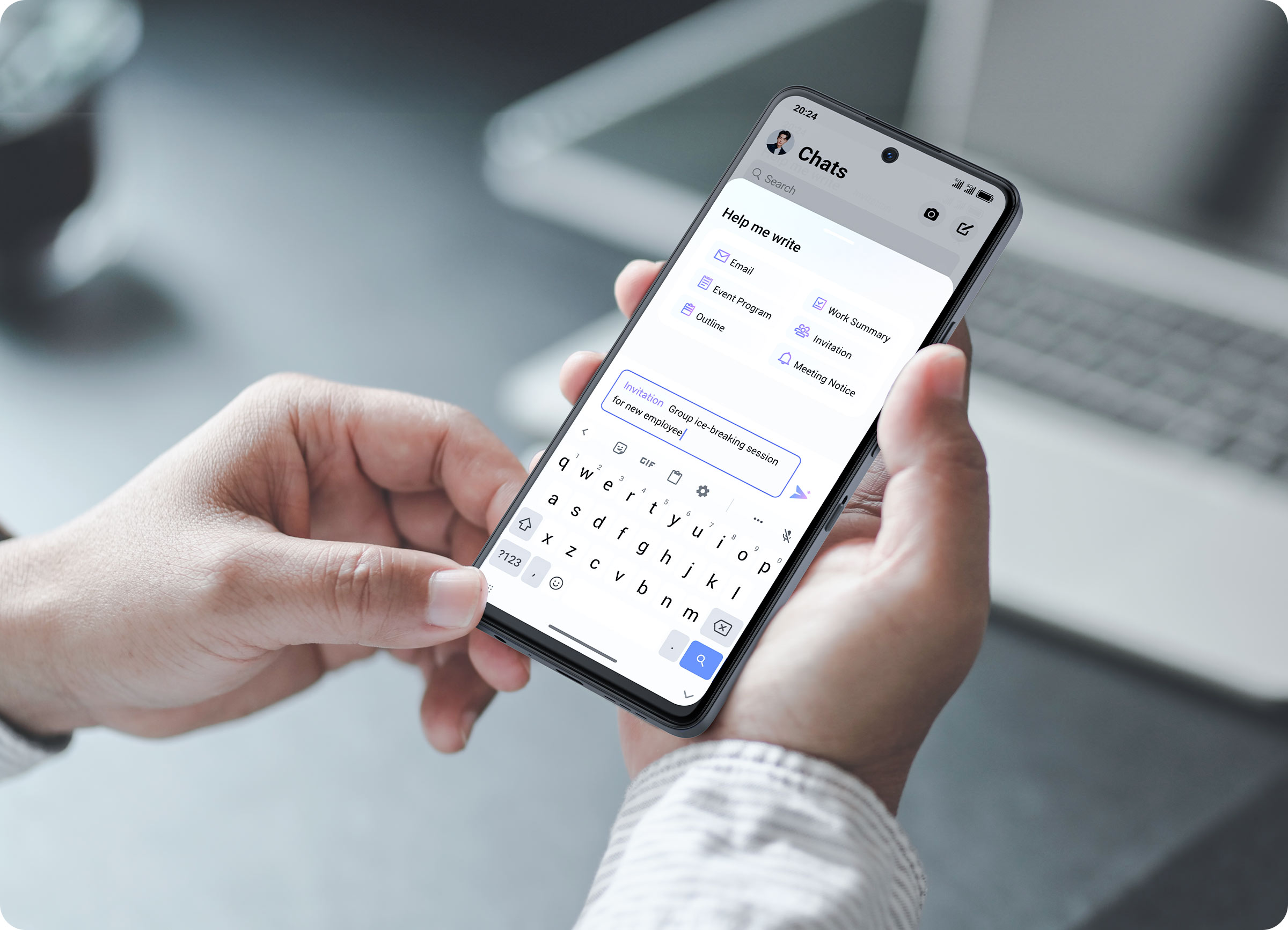 TCL 50 PRO Effortless AI creative writing