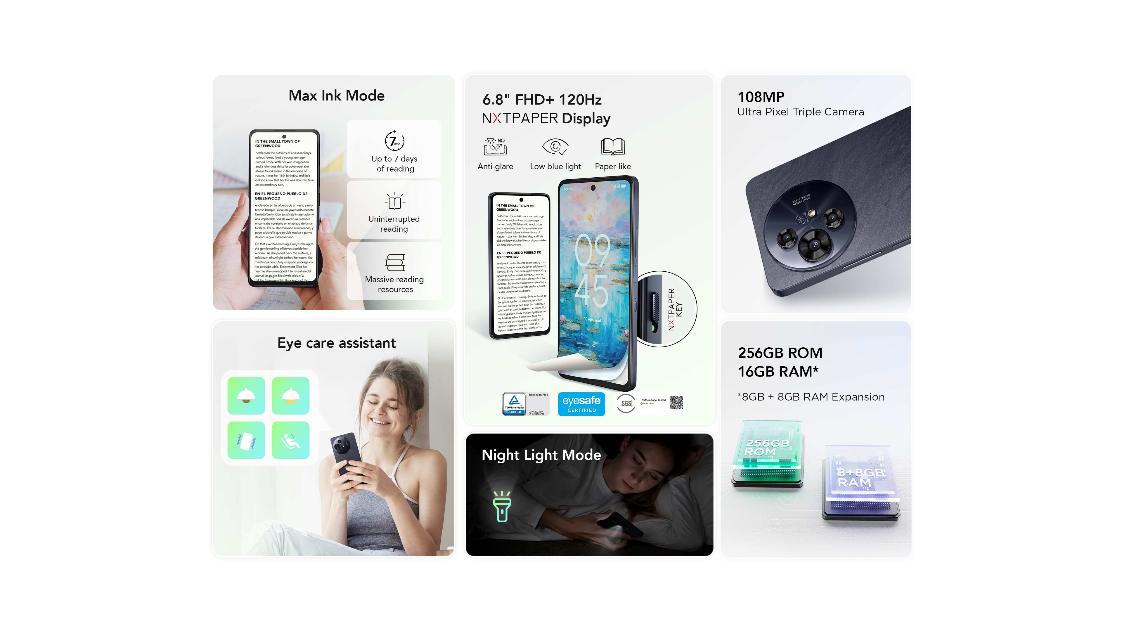 TCL 50 NXTPAPER 5G Overview