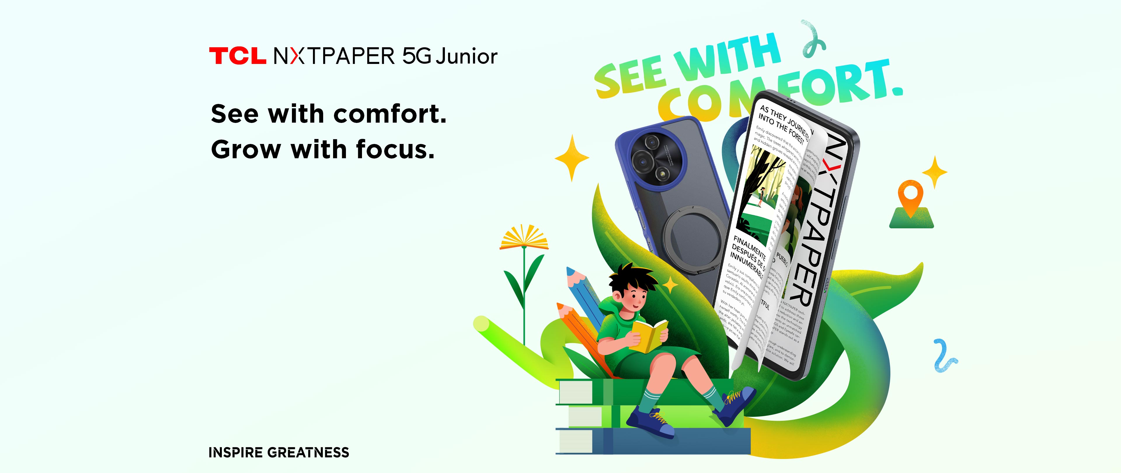TCL NXTPAPER 5G Junior Smartphone