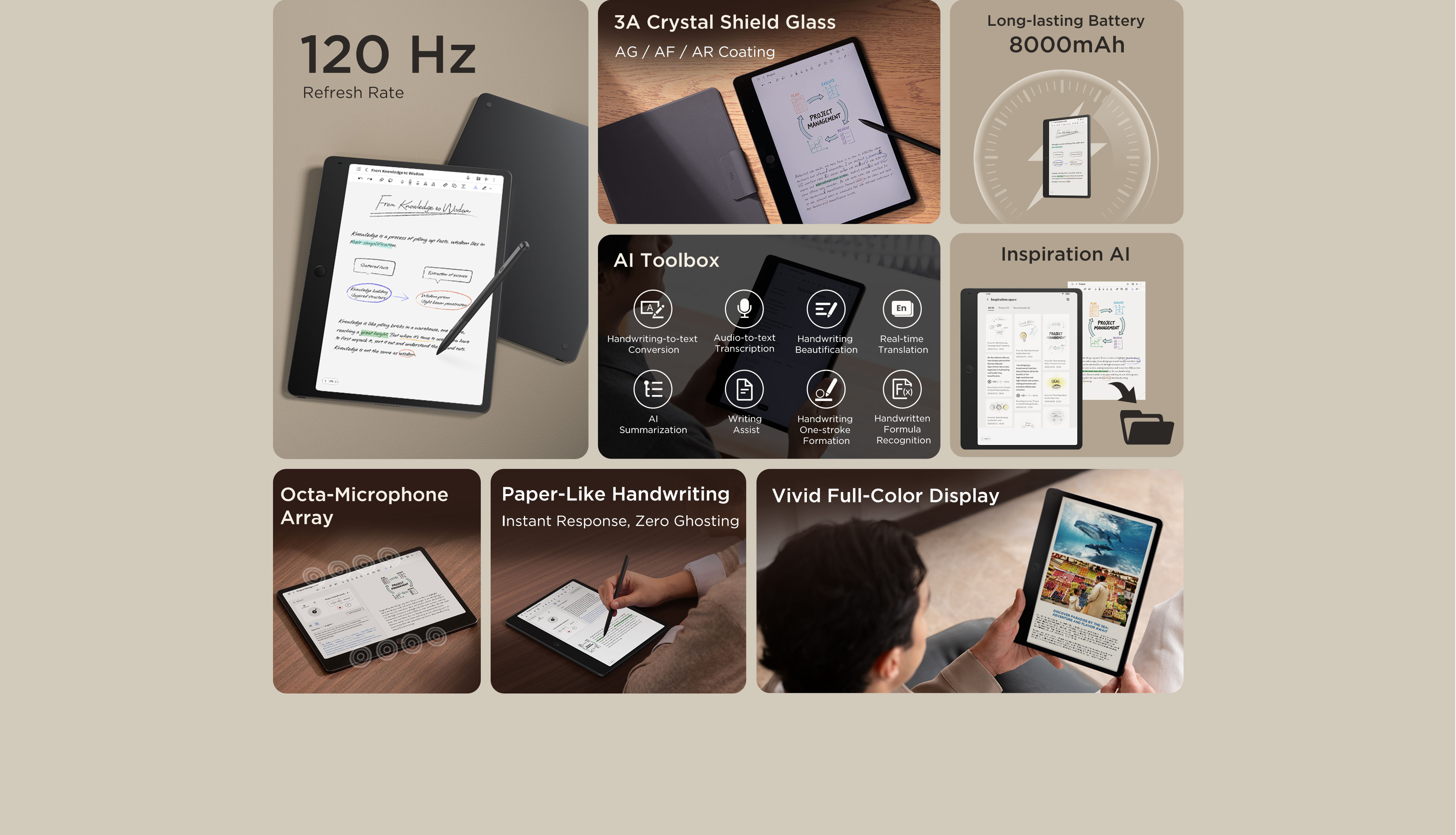 TCL Note A1 NXTPAPER Top Feature