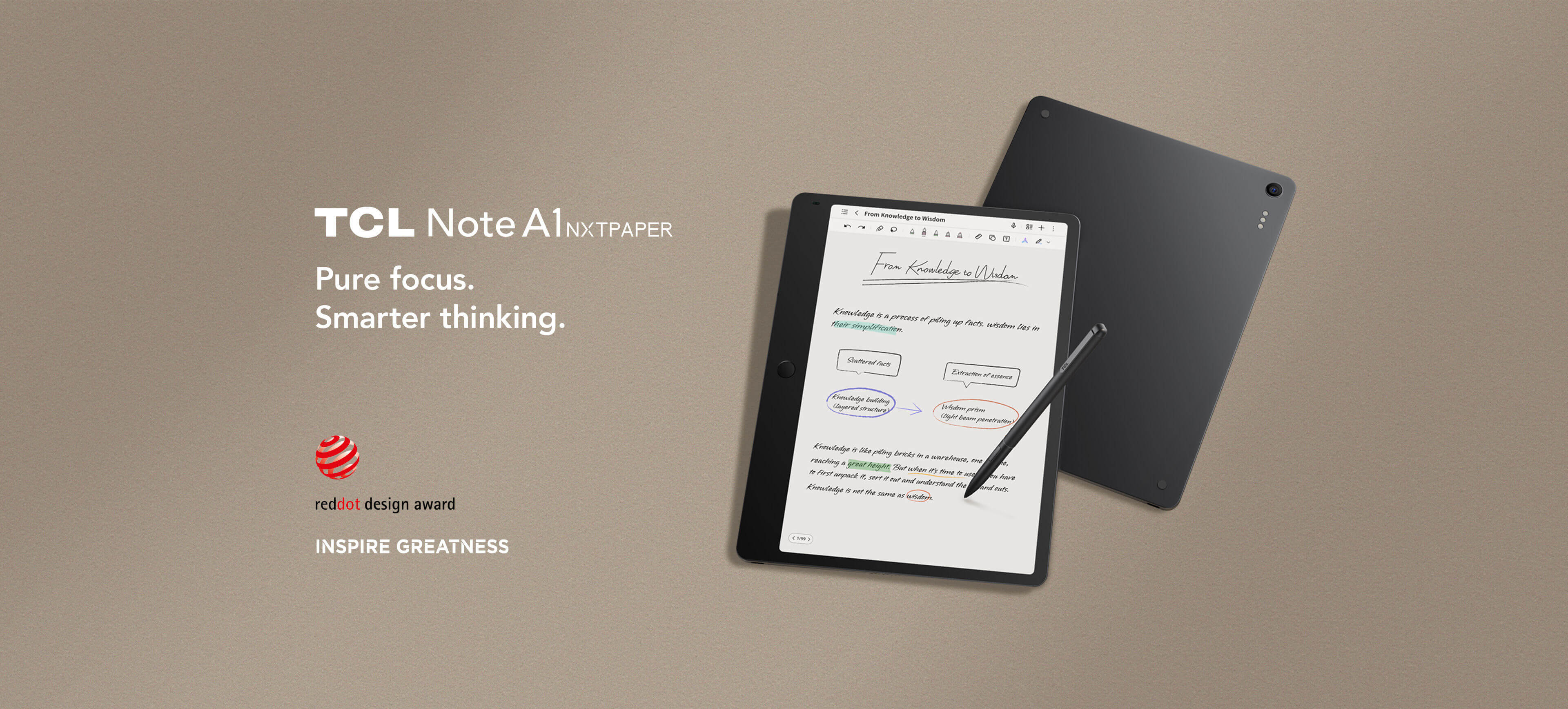 TCL Note A1 NXTPAPER Tablet